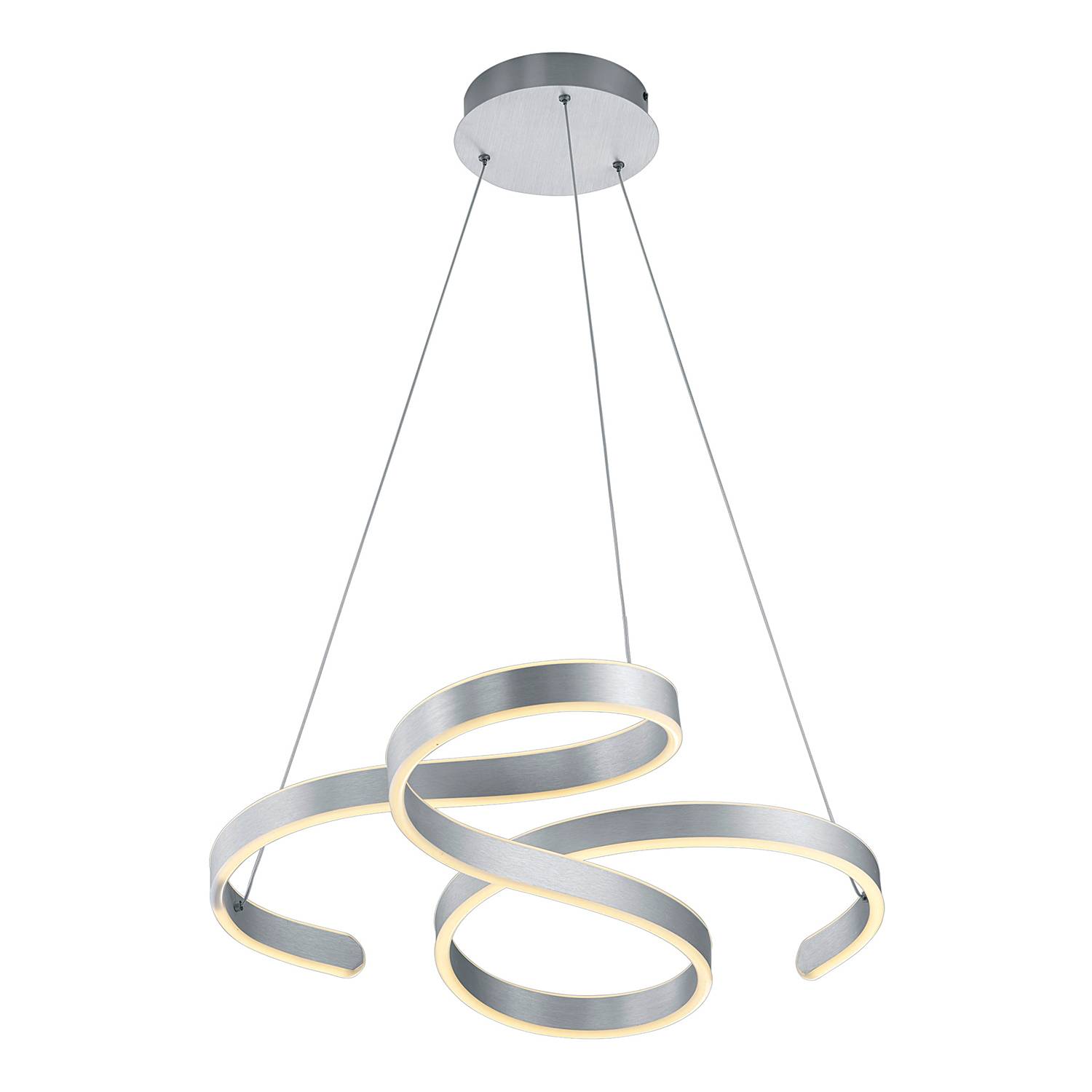 1-Flammig LED-Pendelleuchte Francis Eisen