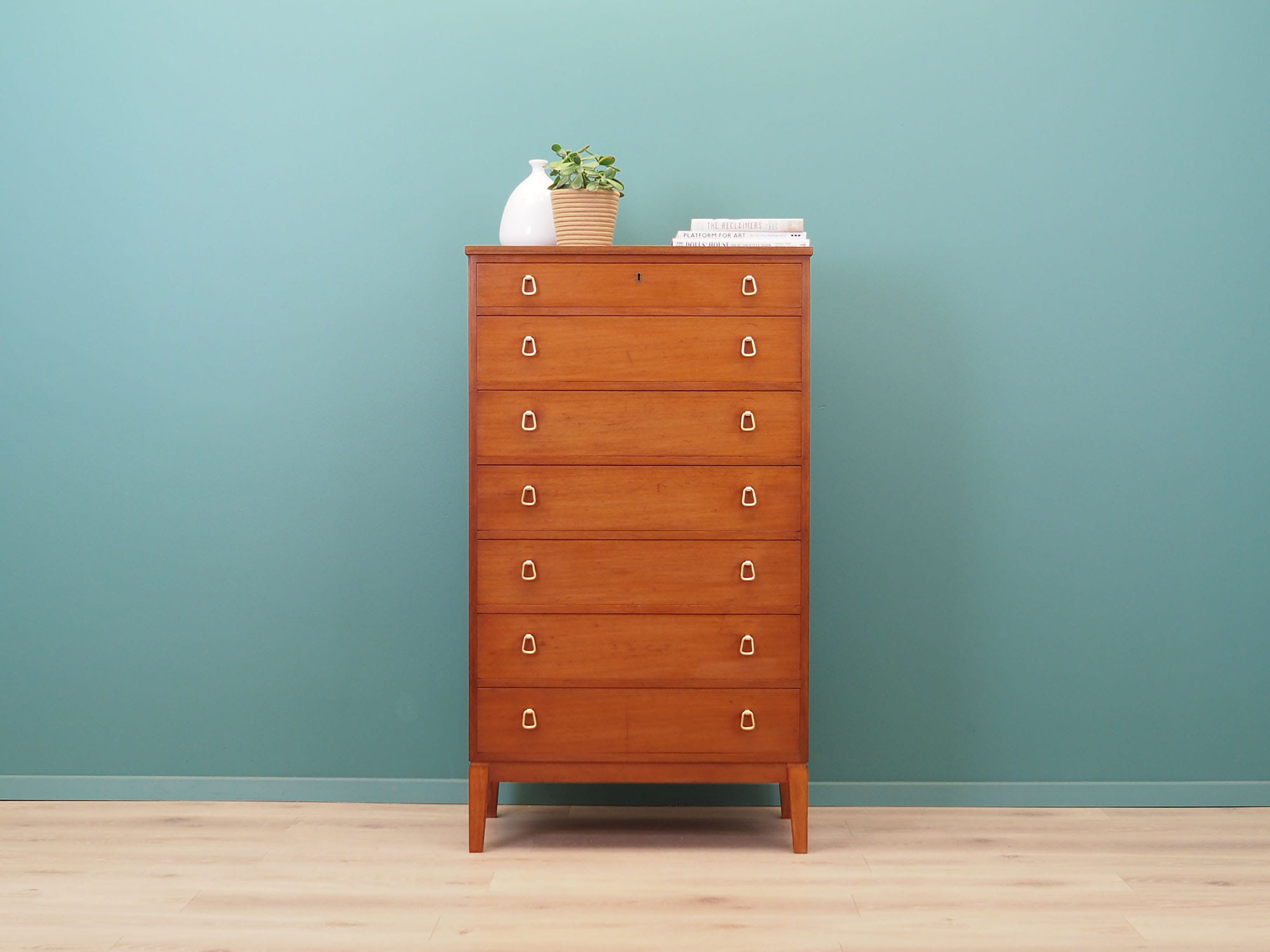 Vintage chest of drawers Mahogany Brown 1970s