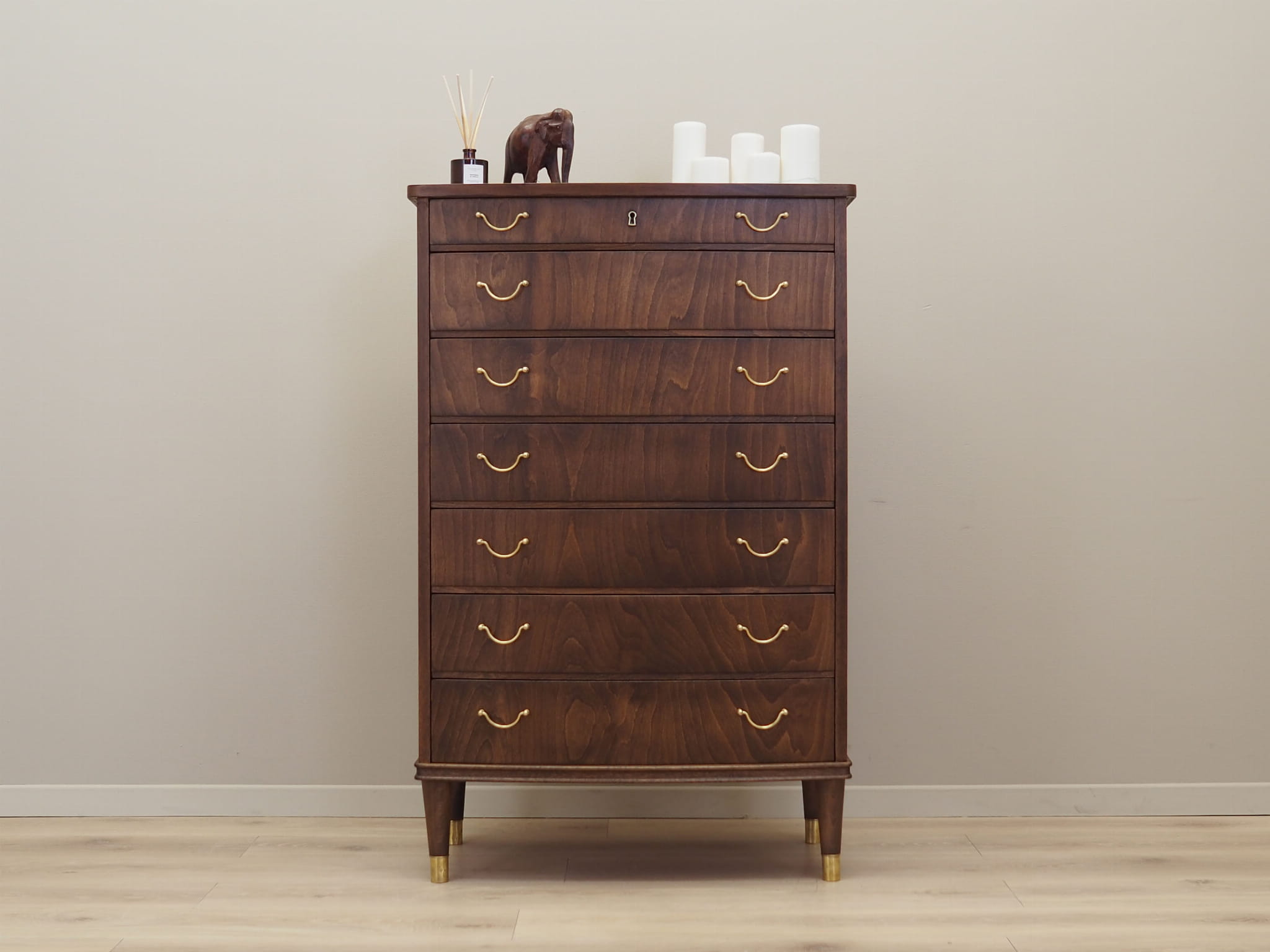 Vintage dresser walnut brown 1960s