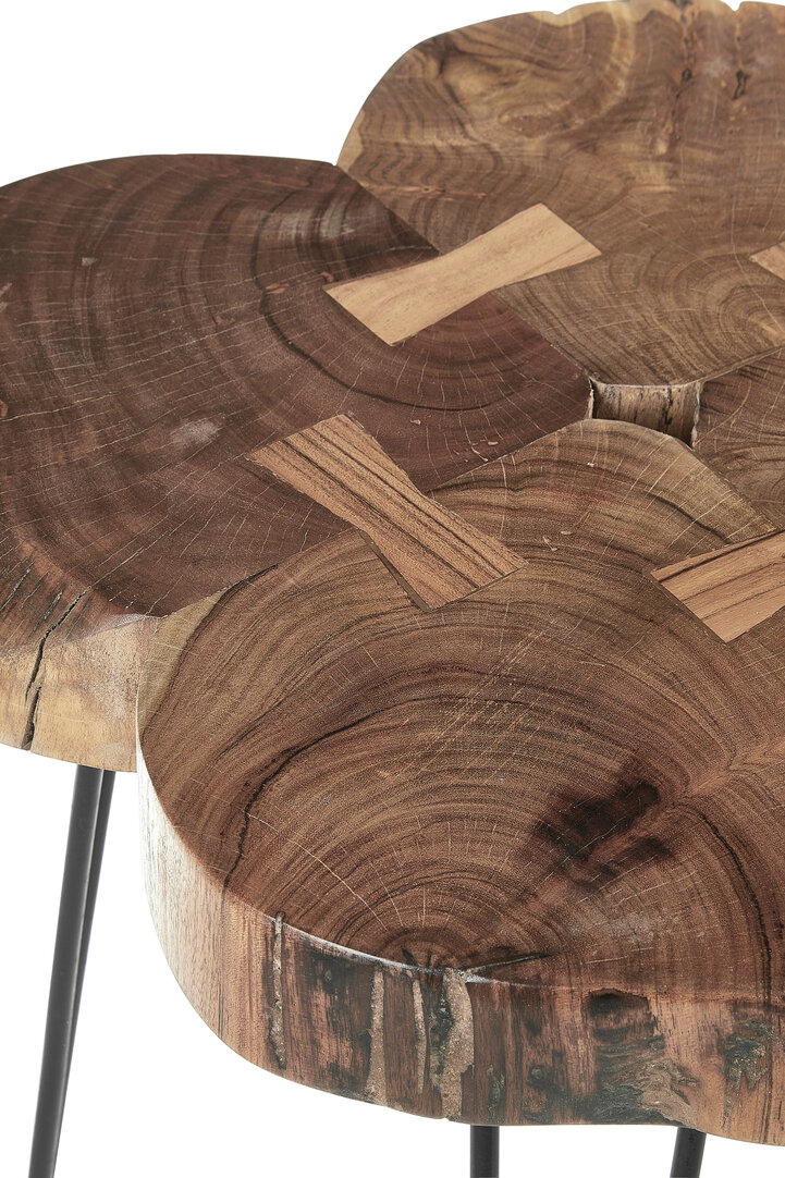 Nandri tavolino in legno di acacia