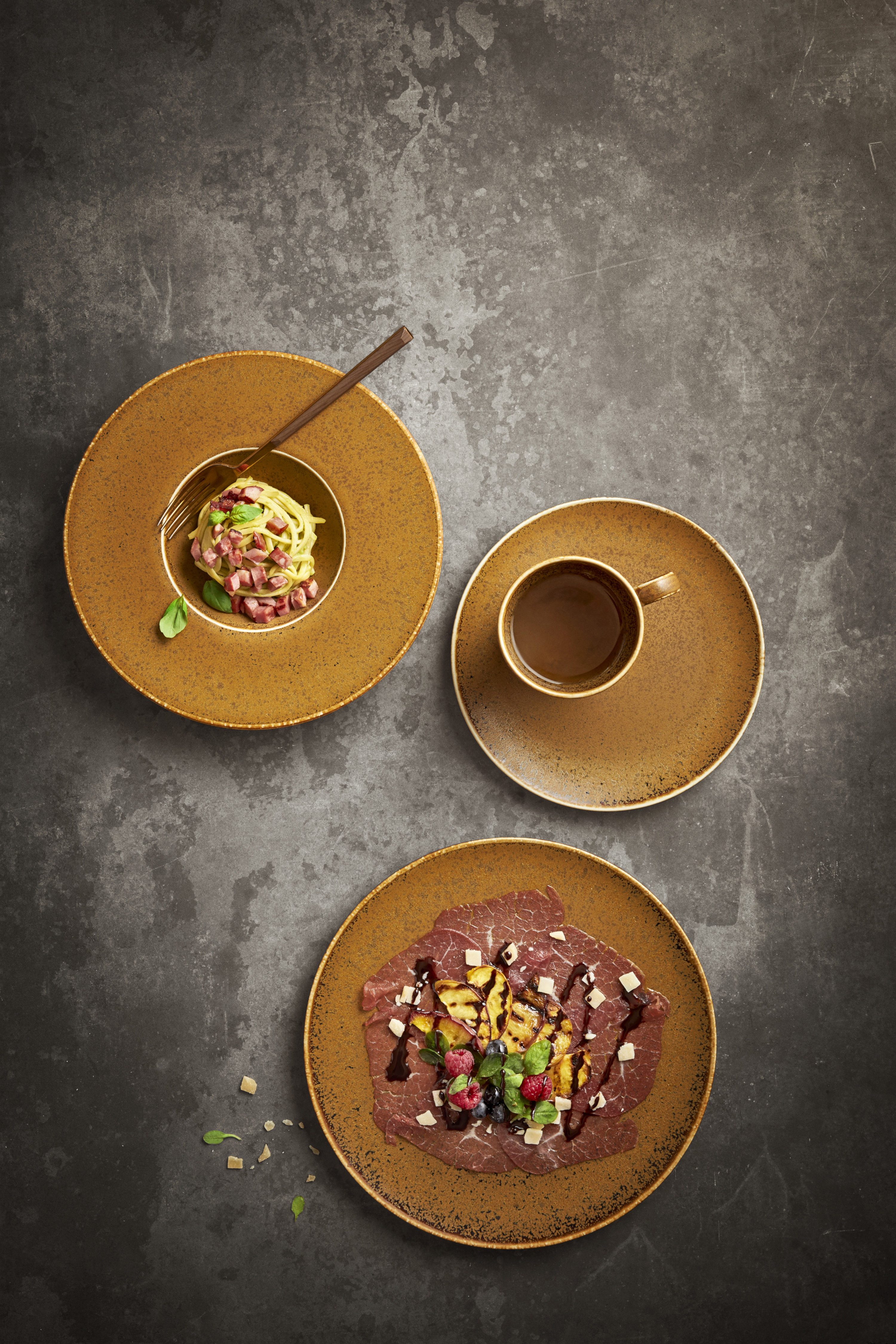 Grumpy Kombiservice 8-teilig Porzellan Beige