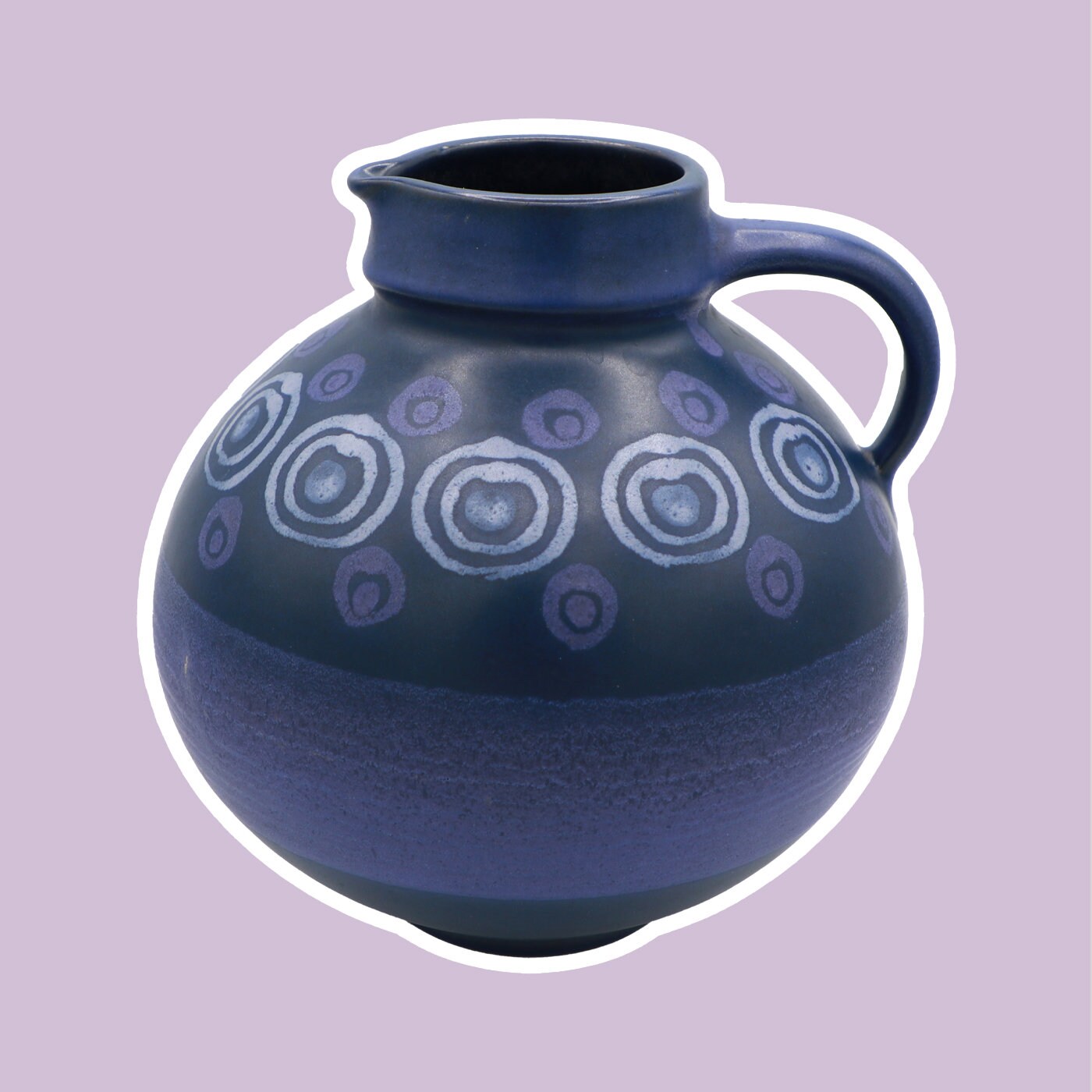 3x Vintage Blumenvase Keramik Porzellan 1970er Jahre