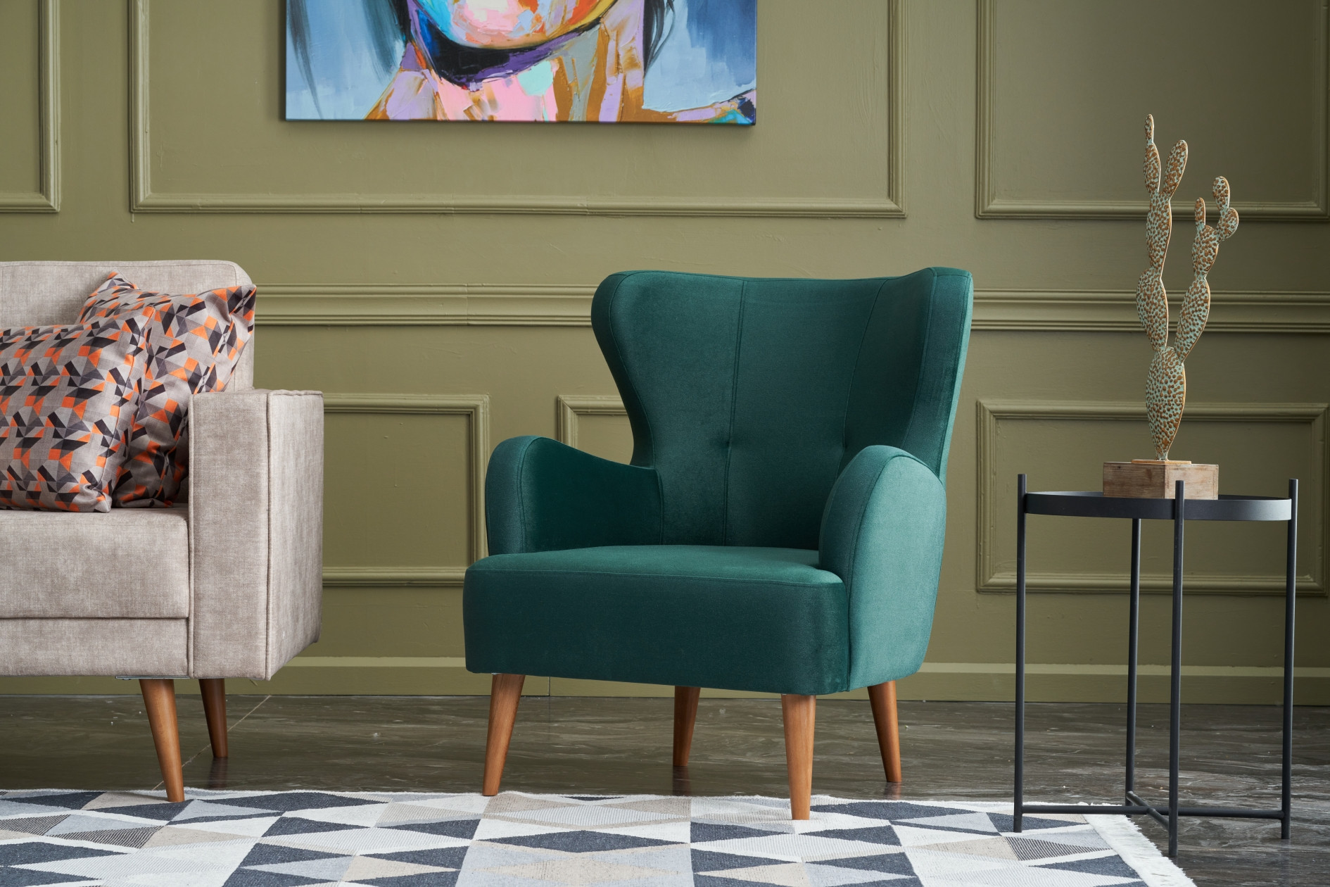 Karina Armchair Green