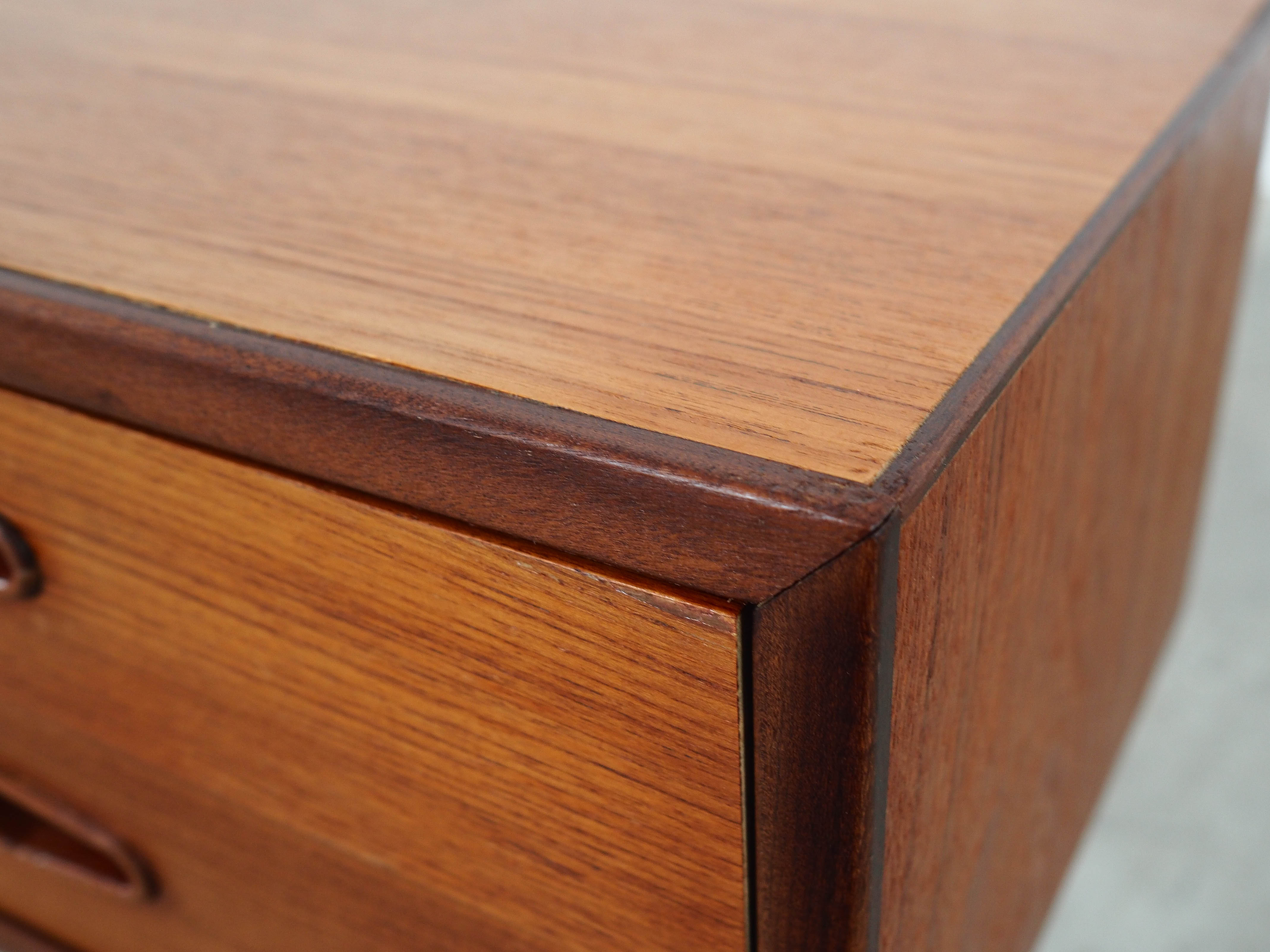 Teak nightstand, Danish design, 1970s,