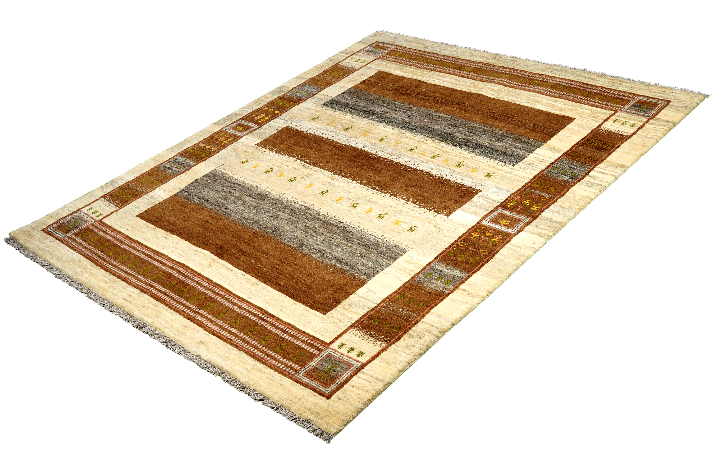 Rizbaf Gabbeh Rug Wool Multicolored