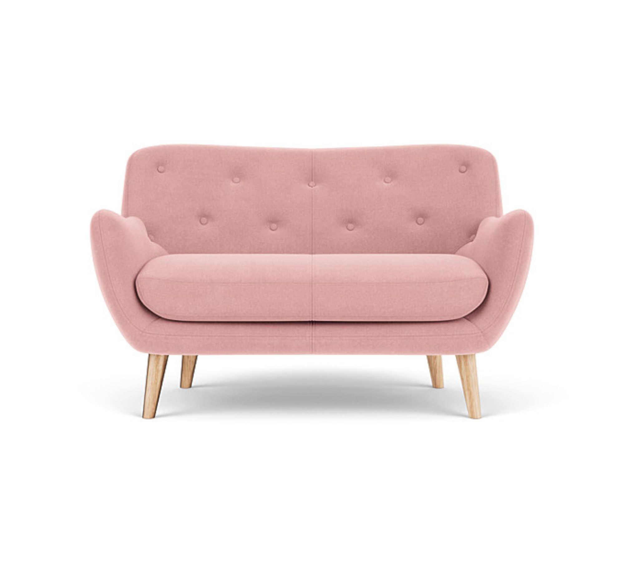 Herman Sofa 2-Sitzer Forest Rosa