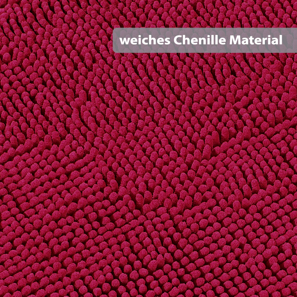 Mikrofaser Badematte Beere Öko-Tex Standard 100