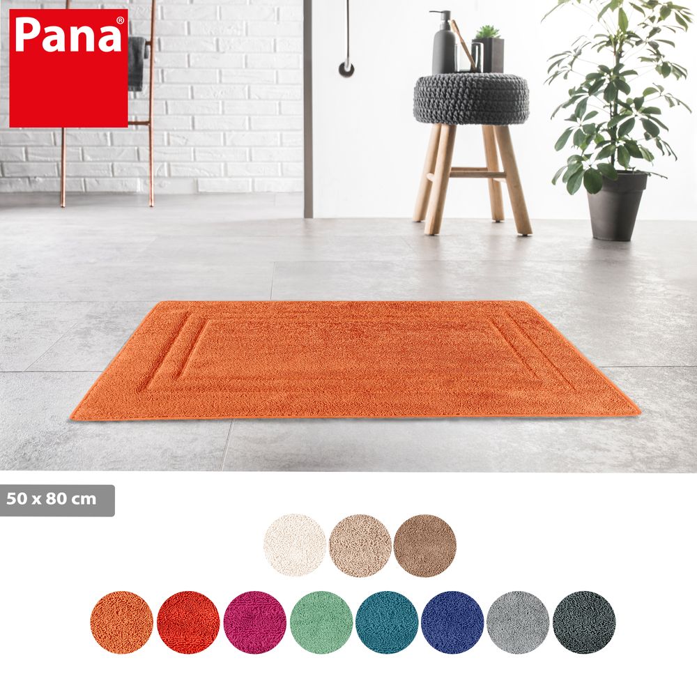 Viskoelastische Frottee Badematte Kupfer