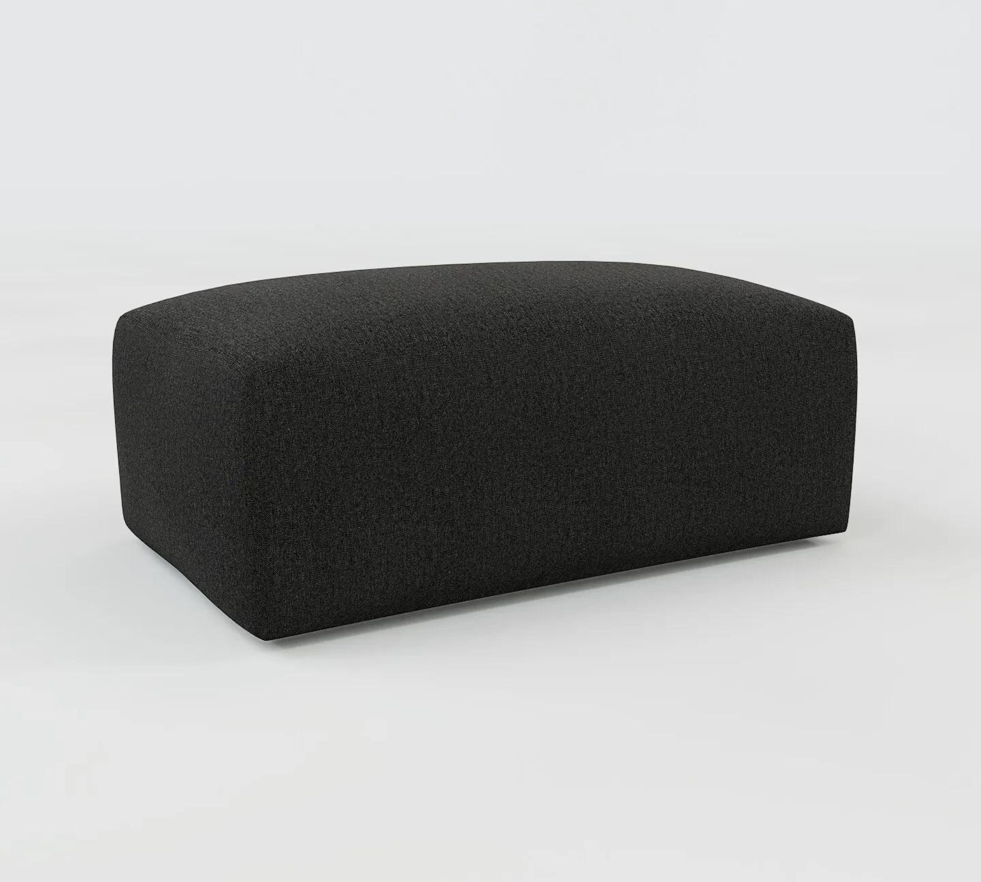 Pyllow Hocker Webstoff Anthrazit