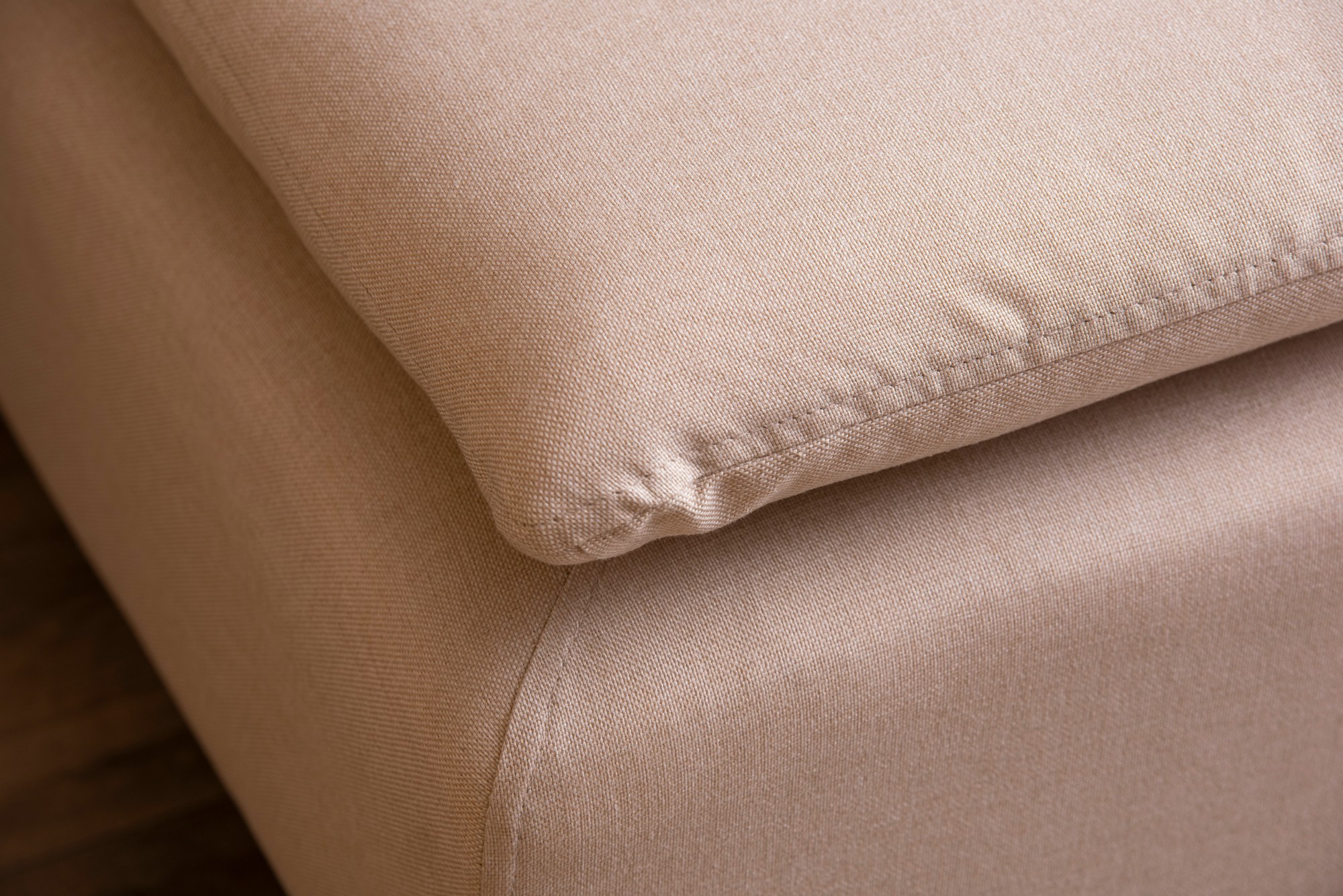 Lungo Mini Ecksofa Creme