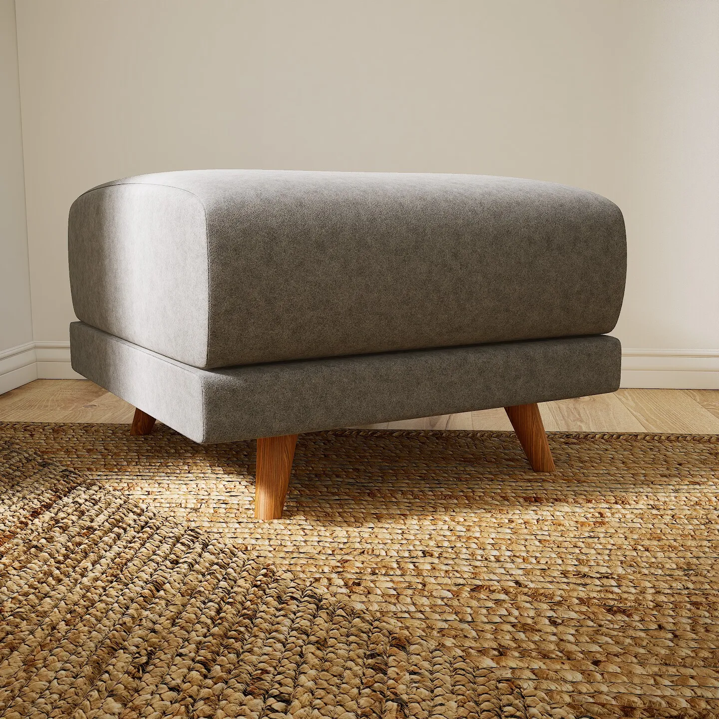 Tyme Hocker Textil Lichtgrau