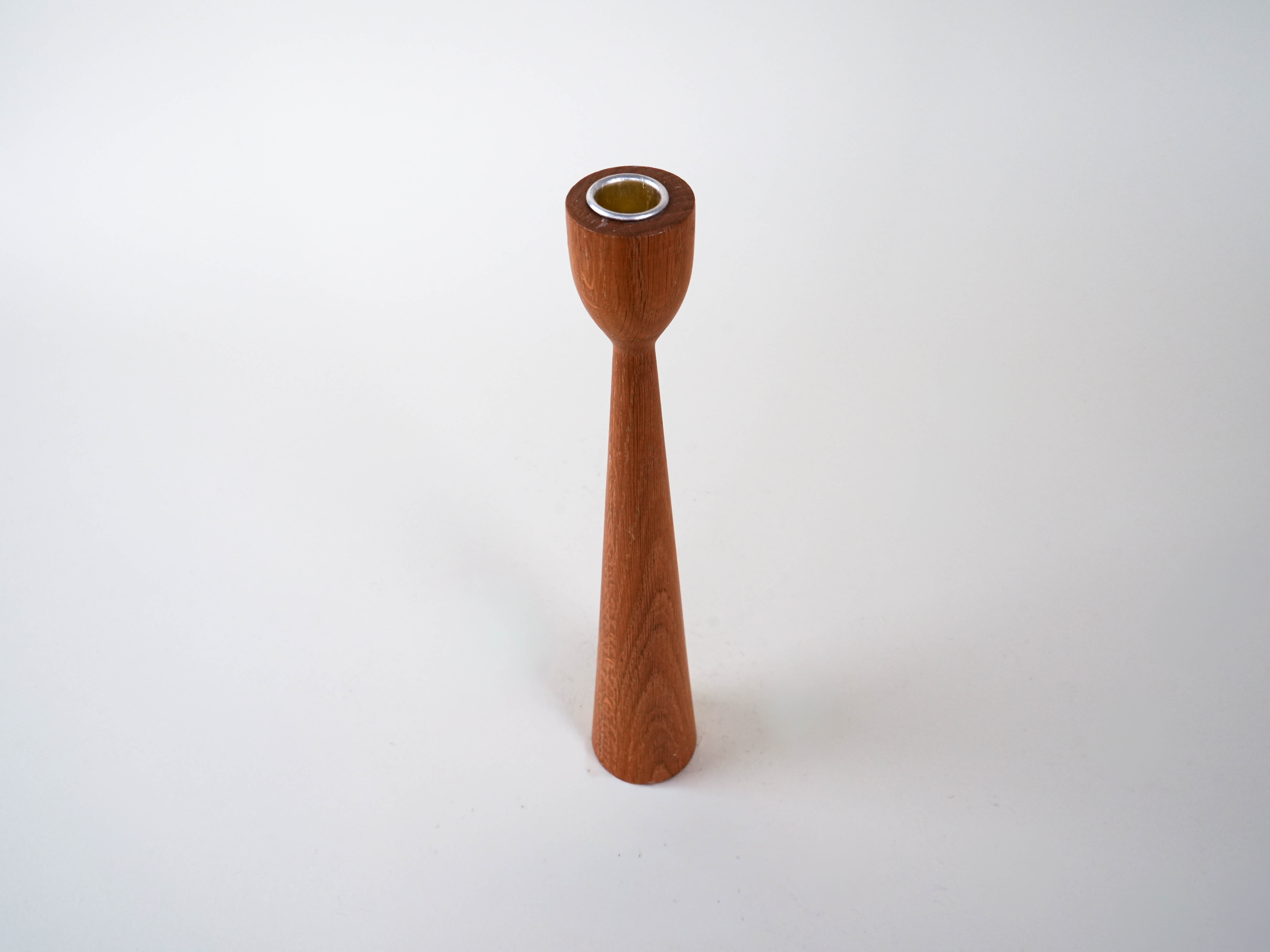 Teak Candlestick 1960s