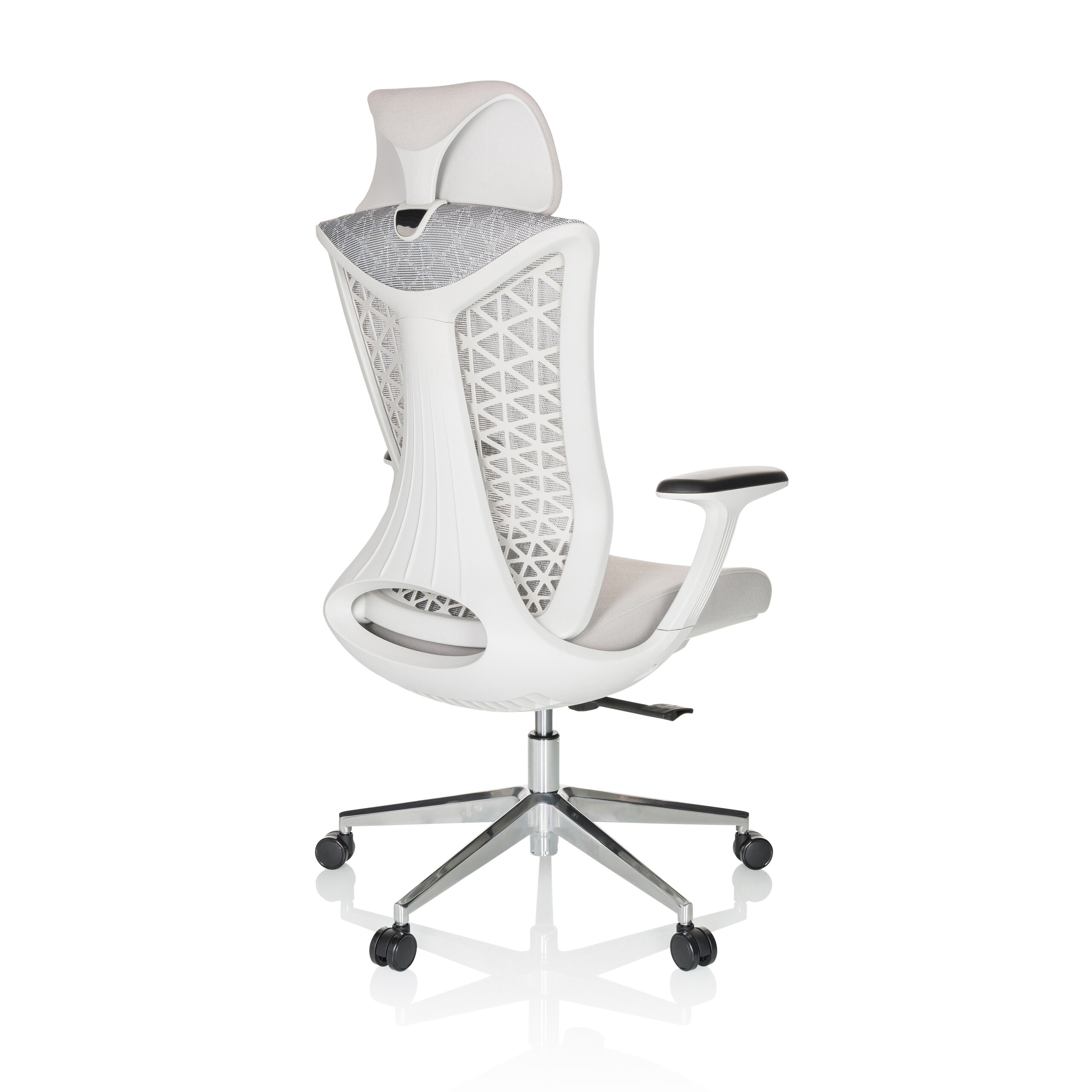 FALEO W Bürostuhl Netzstoff Grau