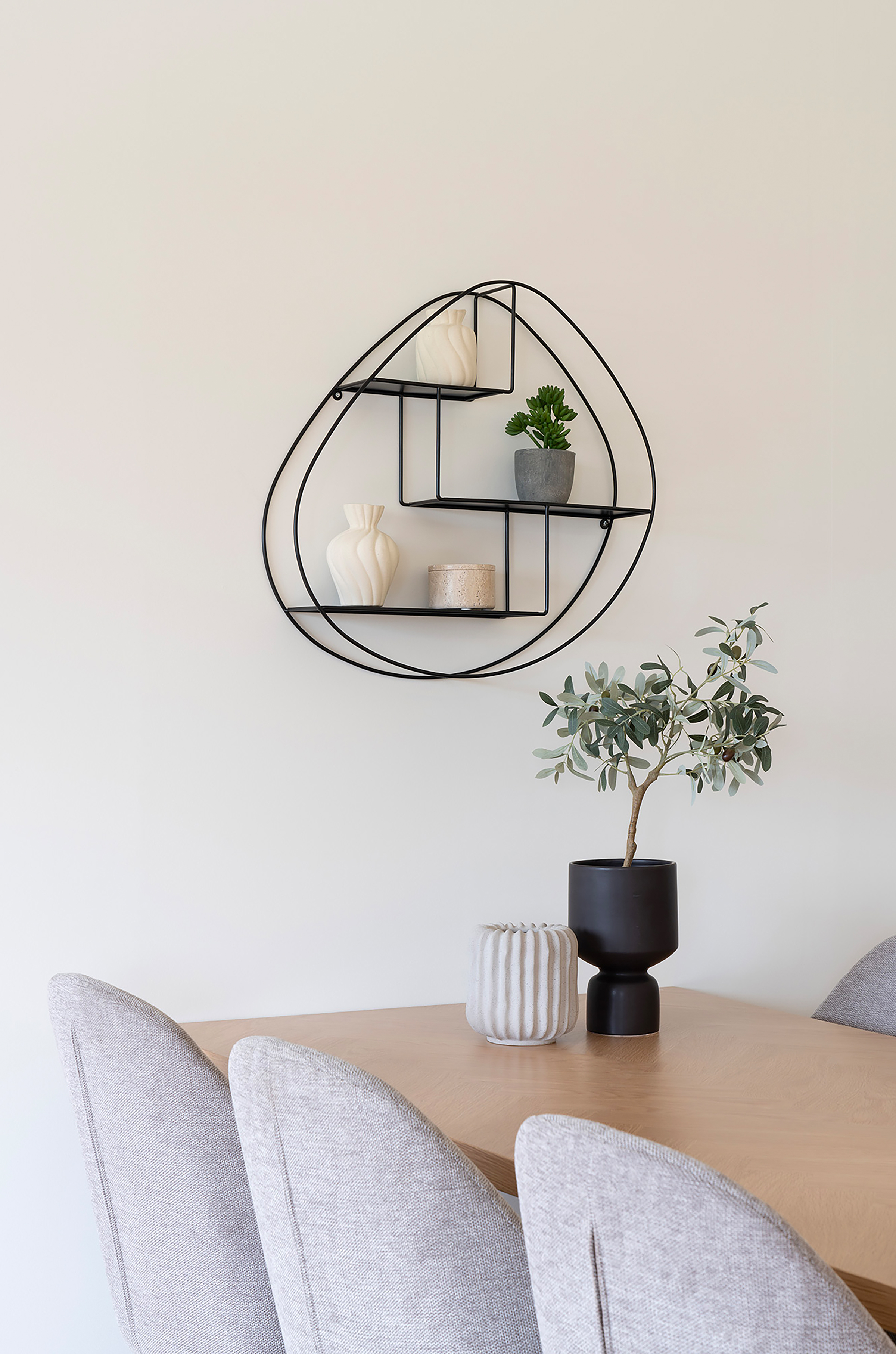 Pupuh Vasen-Set 2-teilig Keramik Weiß