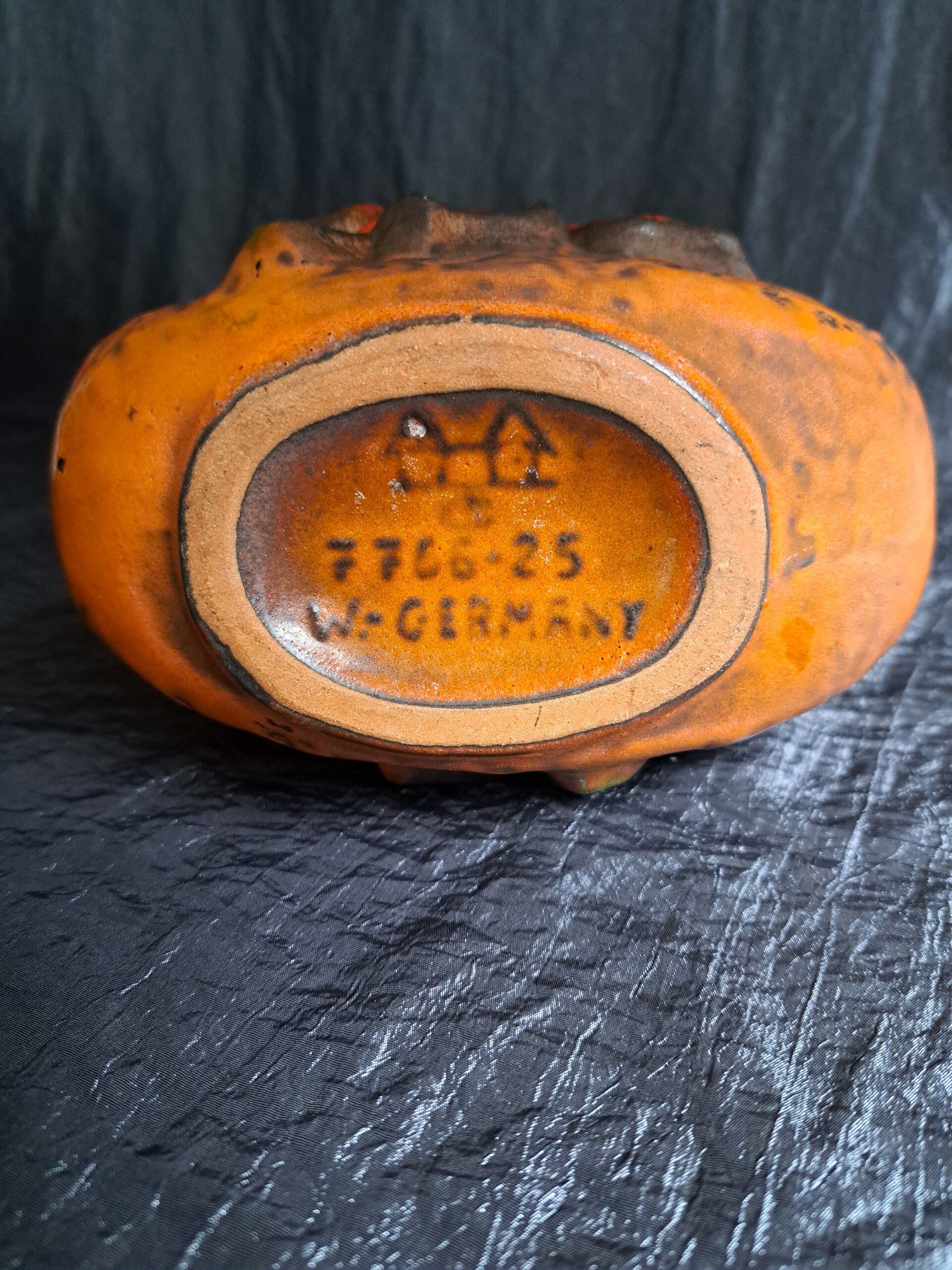 Vintage Vase Keramik Bunt