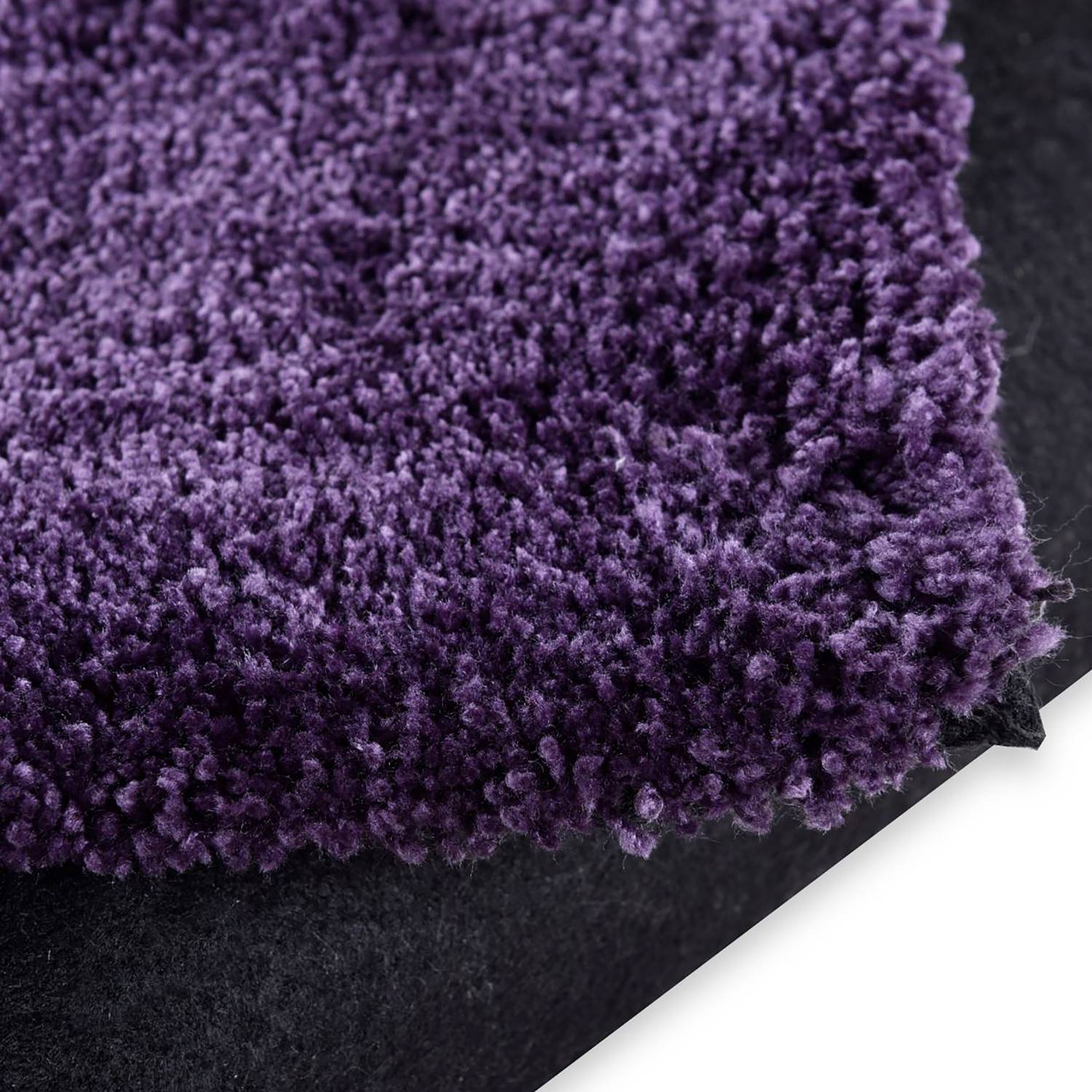 Hochflorteppich Cozy Uni Violett