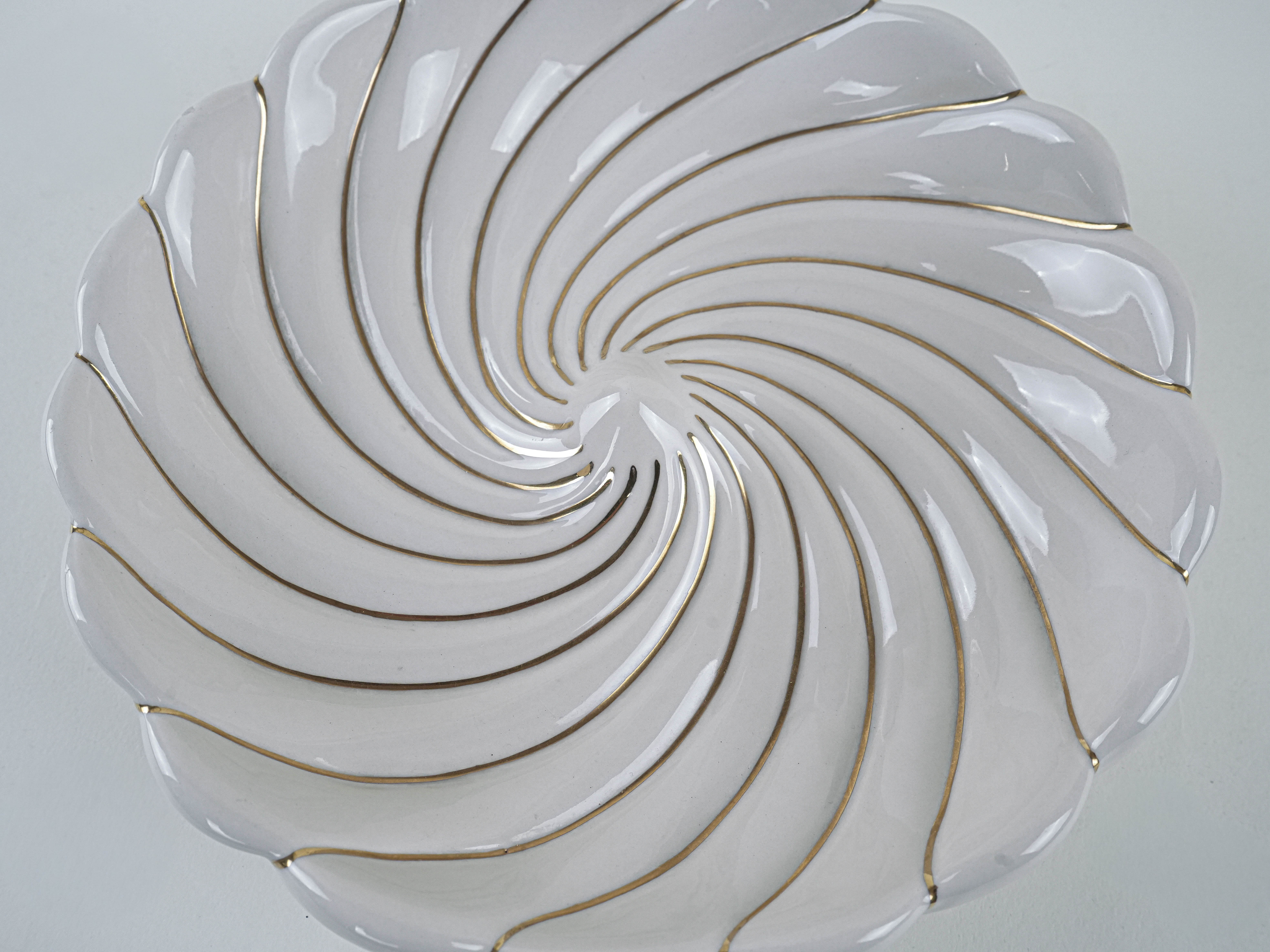 Ceramic bowl Cream 1980s
