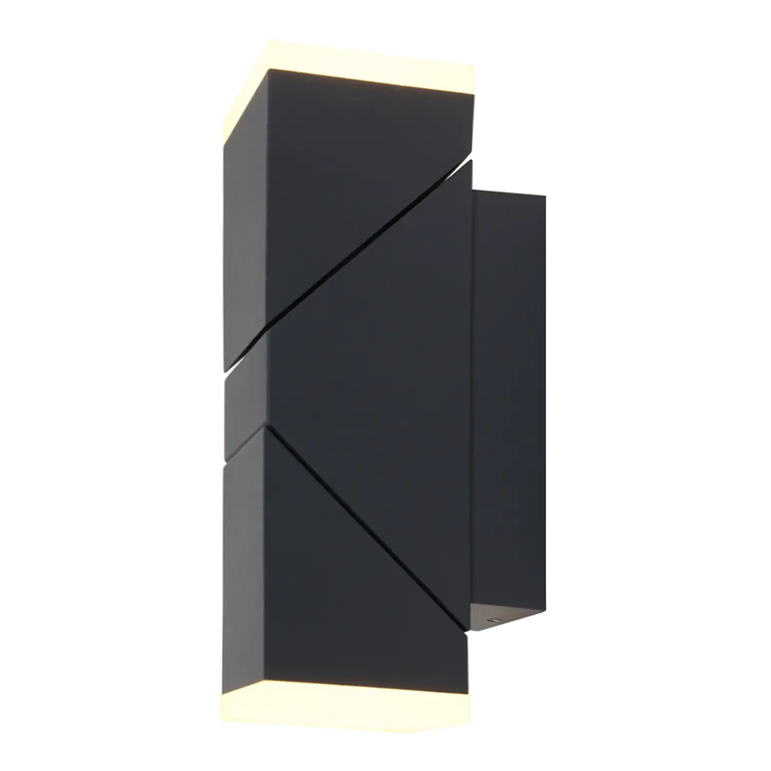 LED-Wandleuchte Outdoor Collection VII 2-Flammig Schwarz