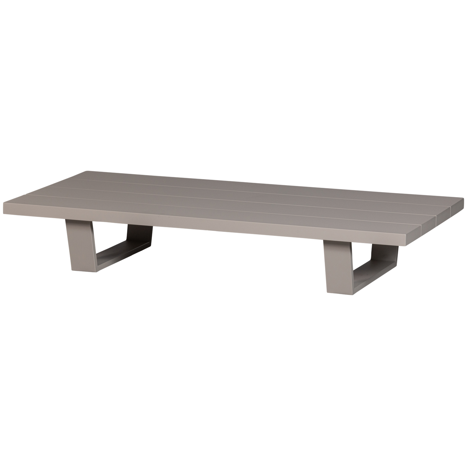 Bear Garten Couchtisch Aluminium Grau