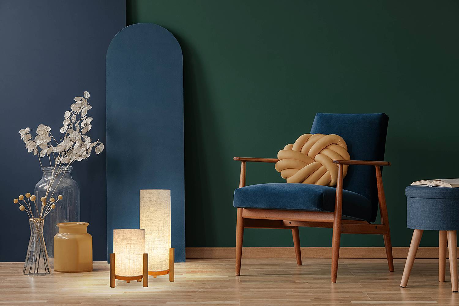 Madita Tischleuchte 1-flammig Beige
