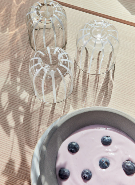 2x Yuka Deep Plate Stone Cream