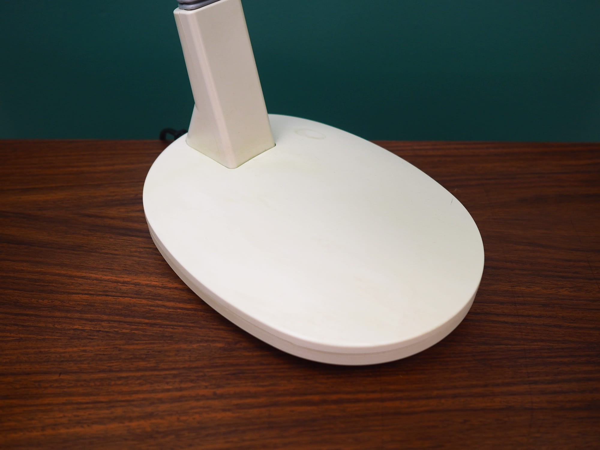 Vintage table lamp plastic white 1960s