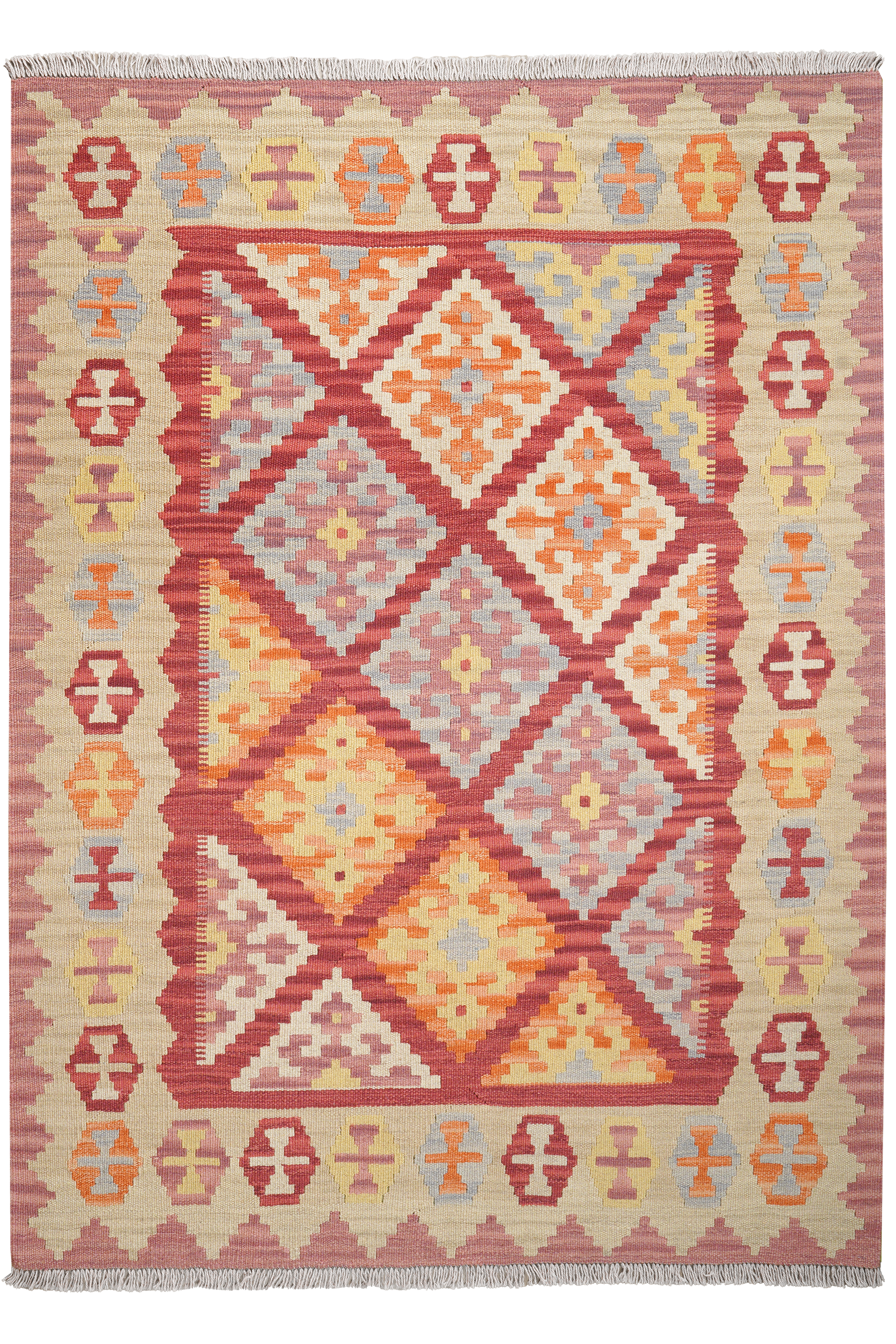 Kelim Gashgai Wolle Mehrfarbig