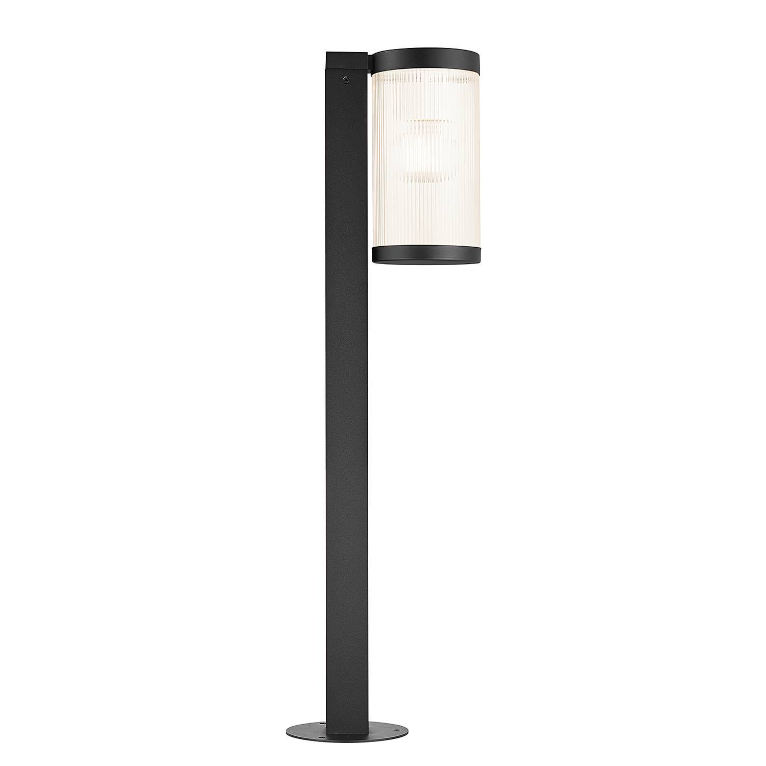 Wegeleuchte Coupar Aluminium PVC Schwarz