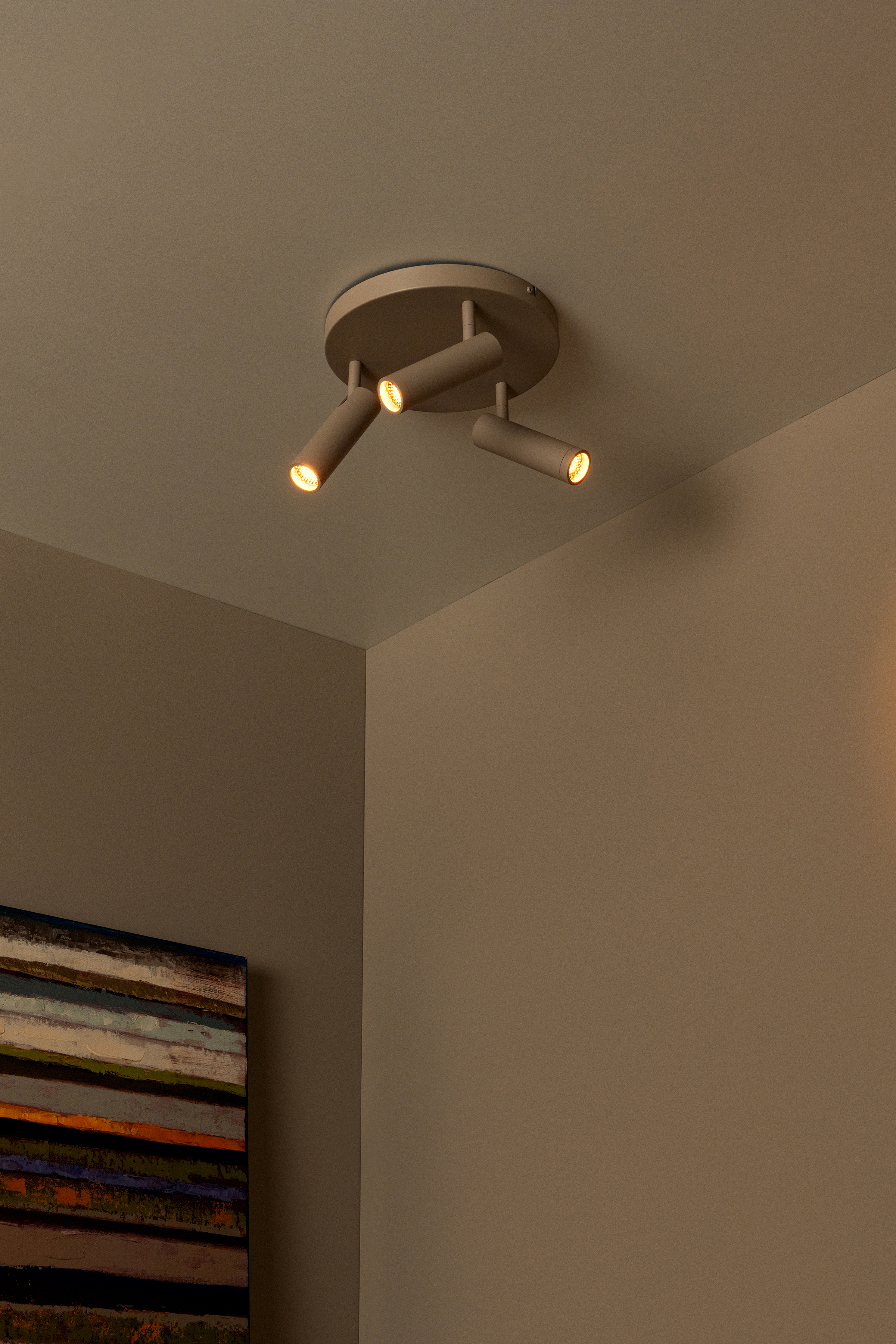 Deckenleuchte Grado TypB Aluminium Beige