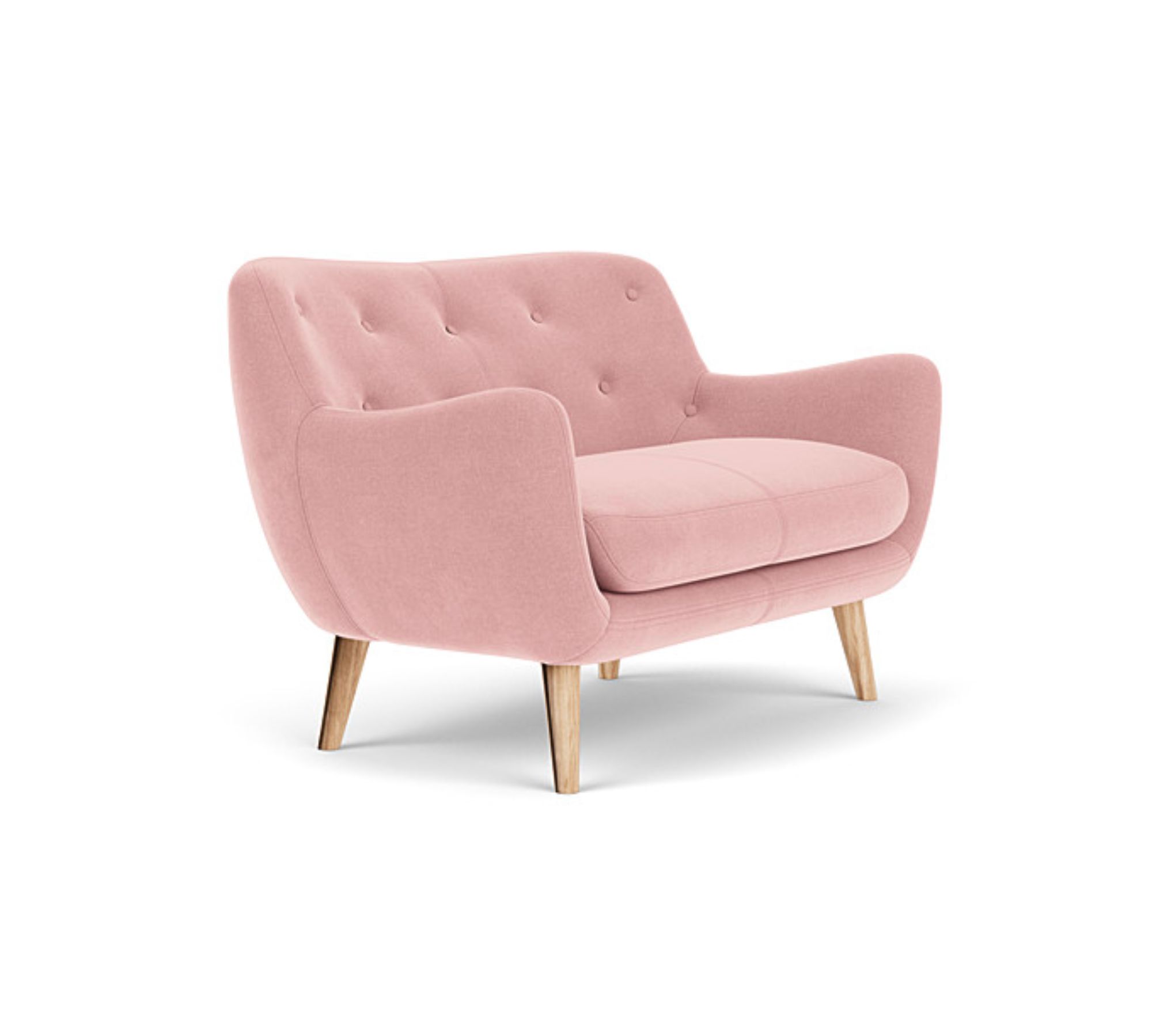 Herman Sofa 2-Sitzer Forest Rosa