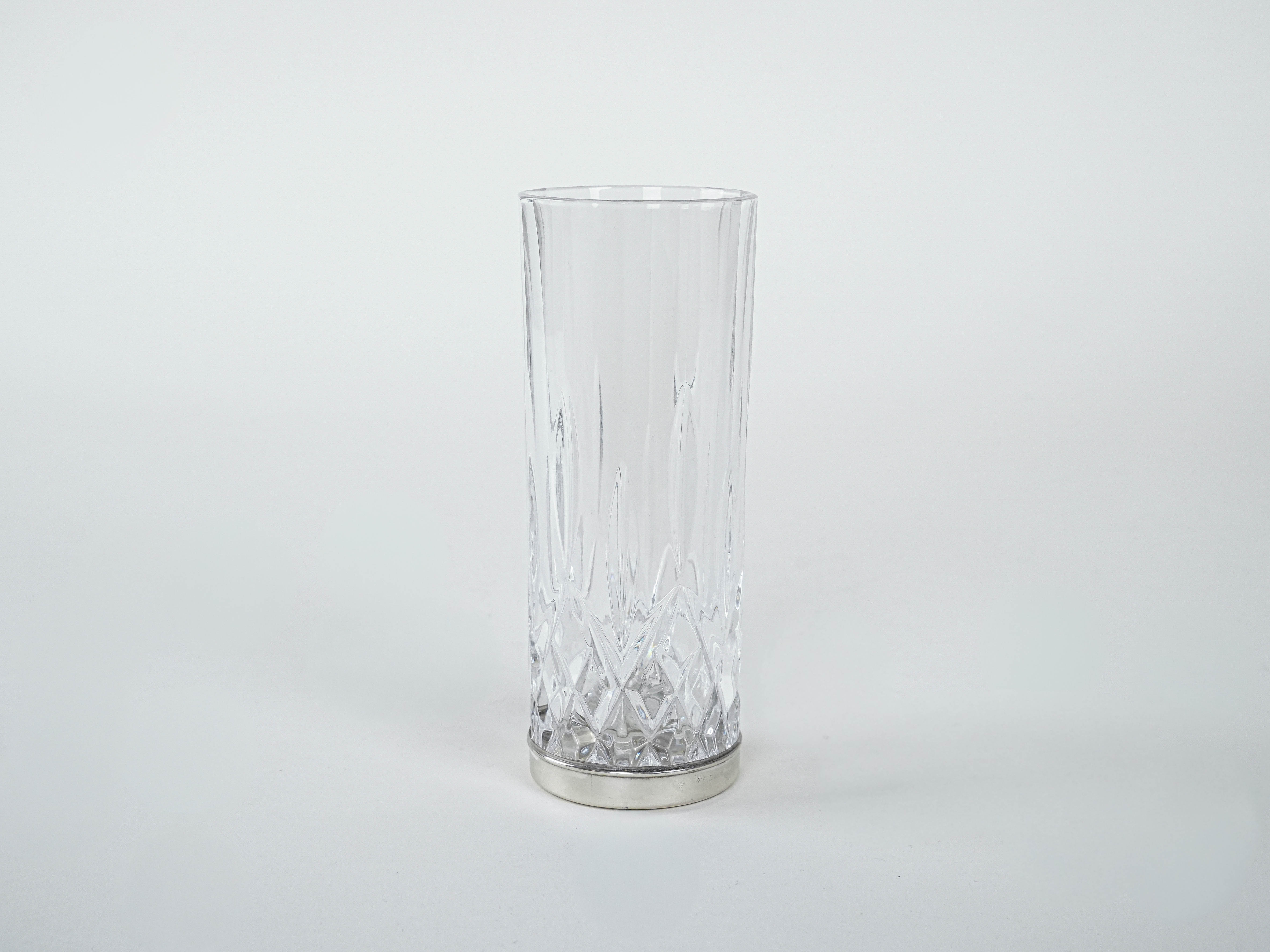 Kristallgläser 6-er Set Transparent 1960er Jahre