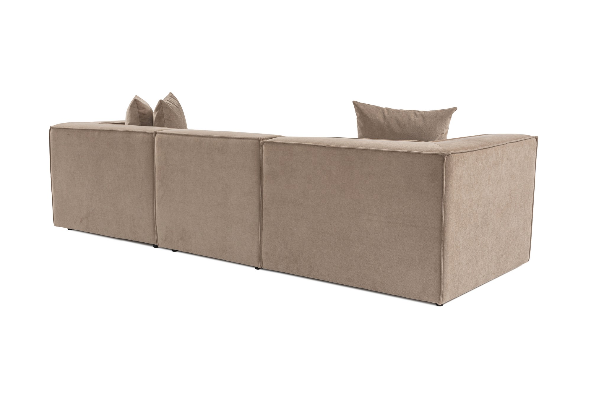 Sofa 3-Sitzer Leinen Cappuchino