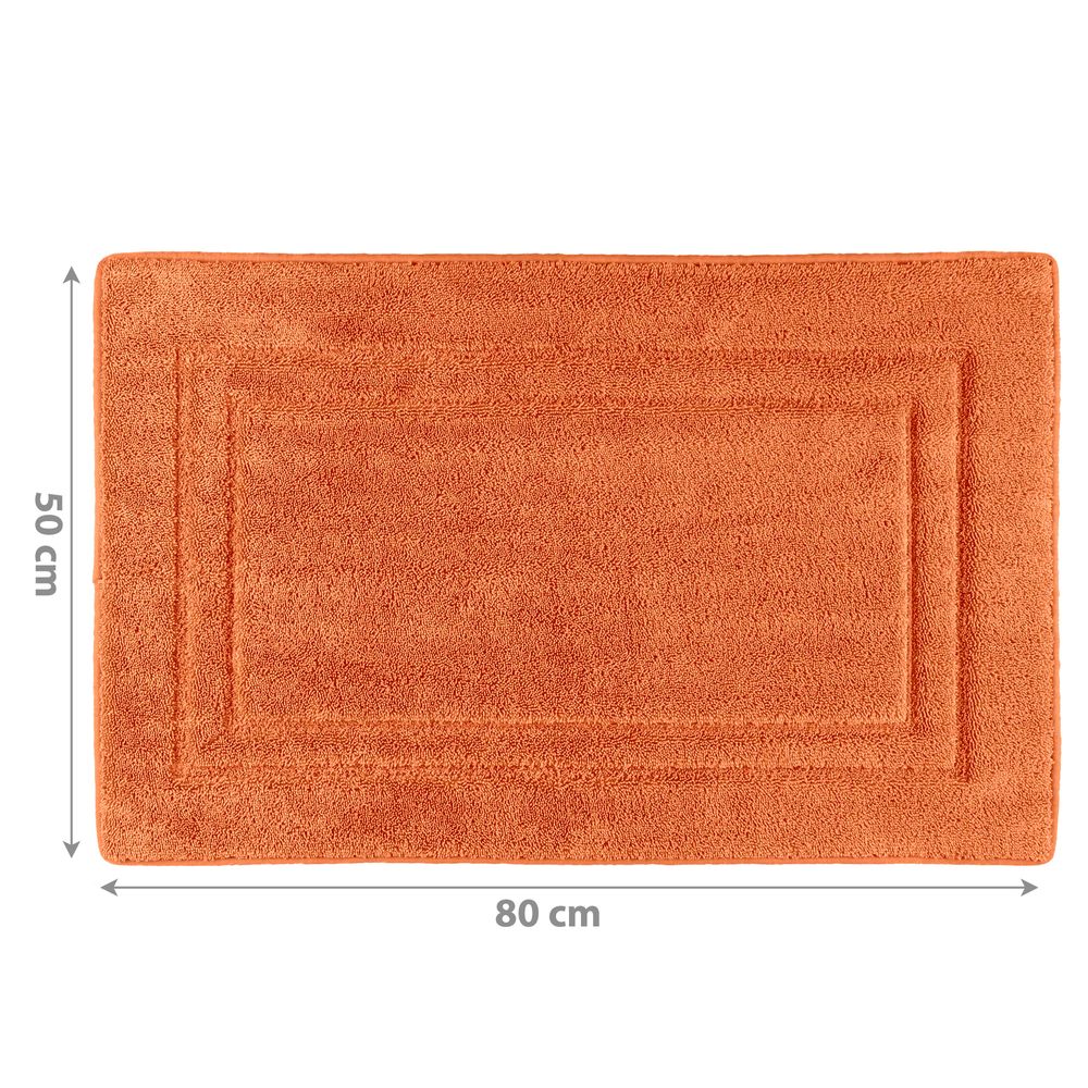 Viskoelastische Frottee Badematte Kupfer