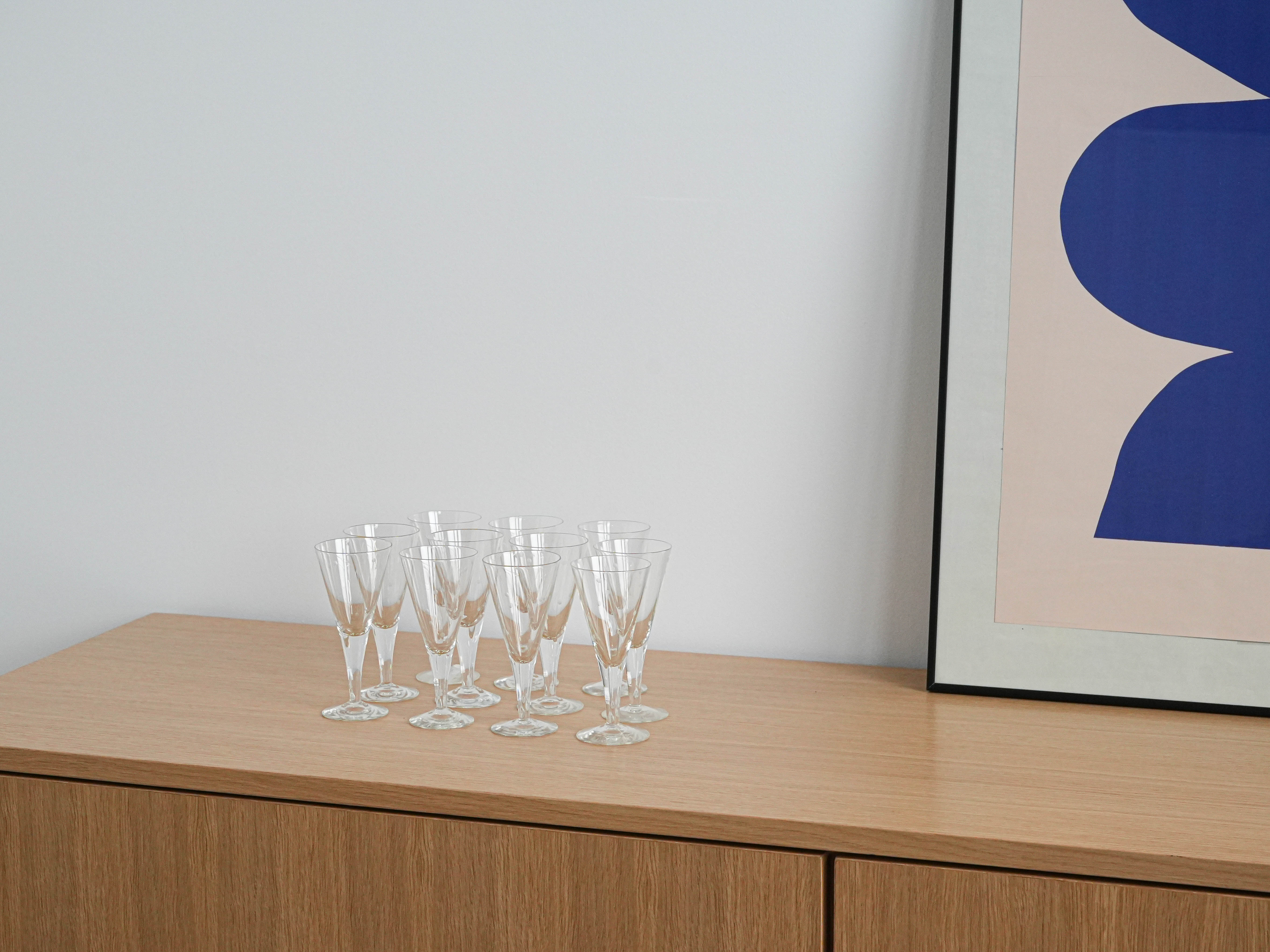 Crystal glasses 11x Transparent