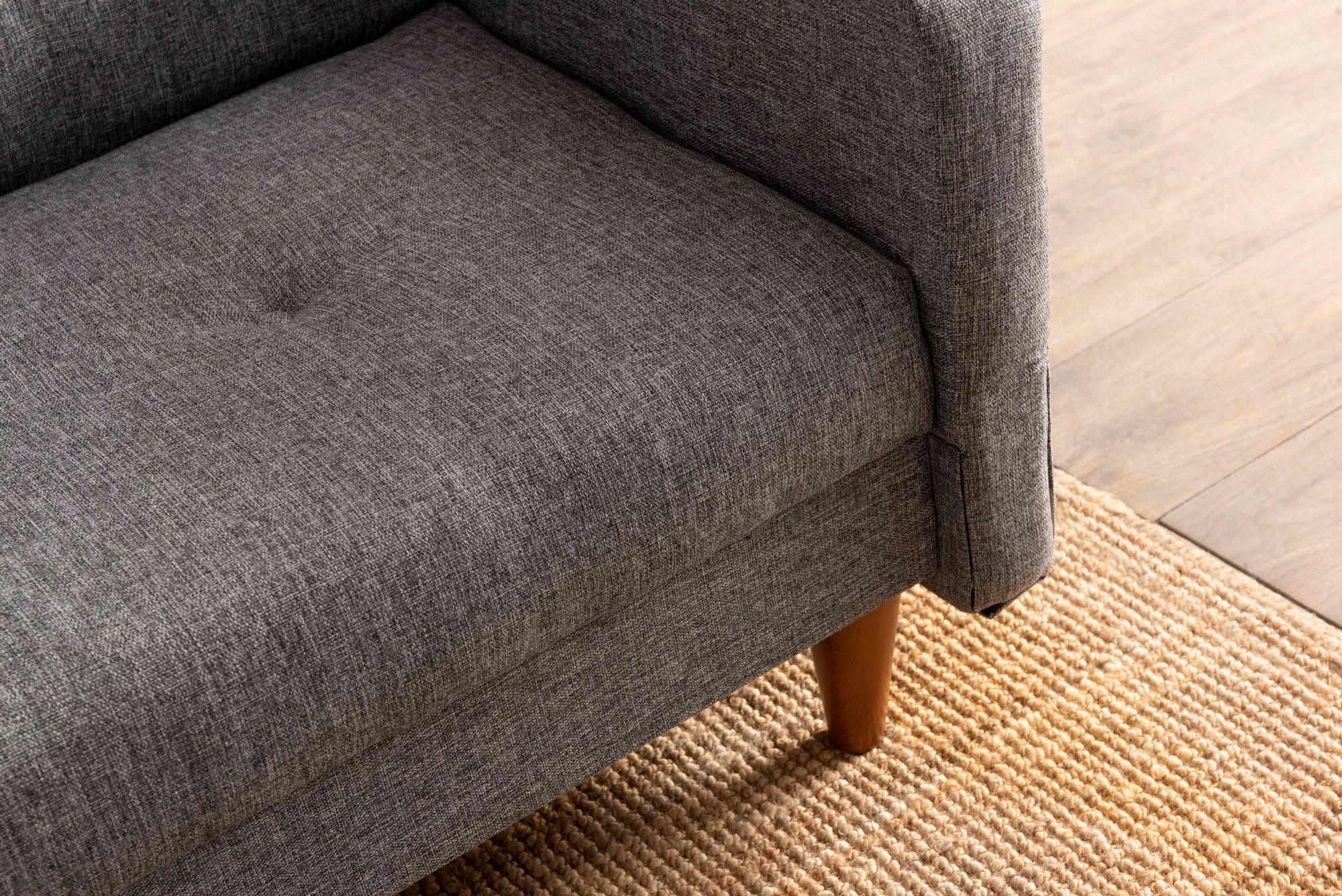 Hiko Sofa bed 3-seater Light grey