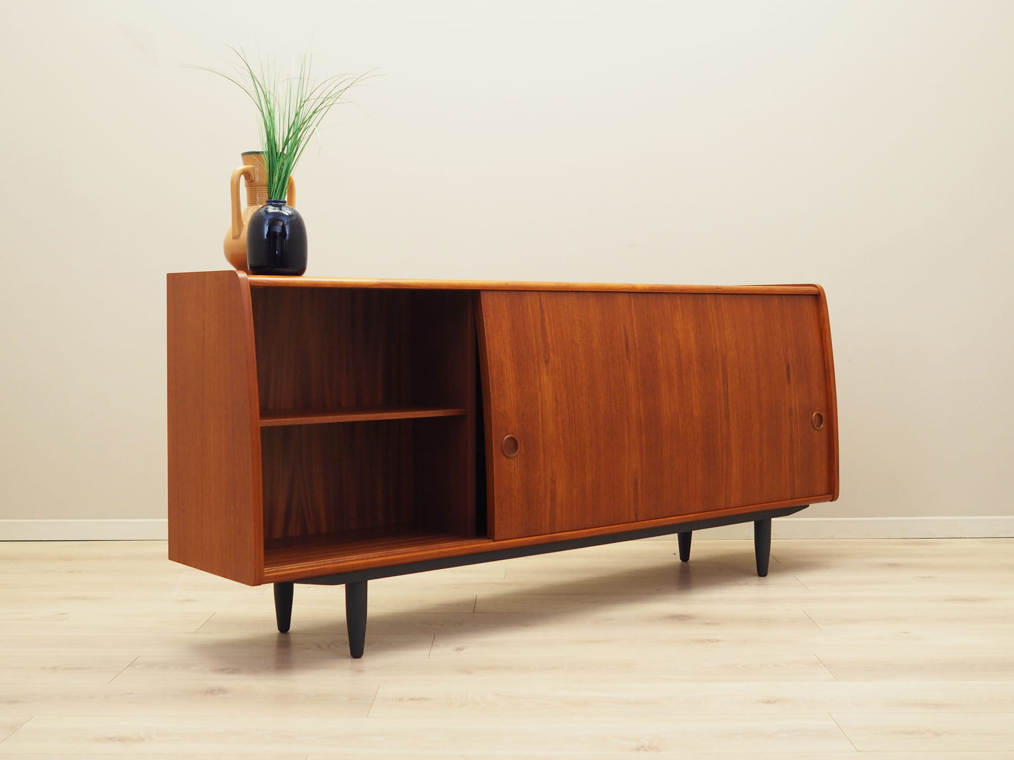 Vintage Sideboard Teakholz Braun 1970er Jahre