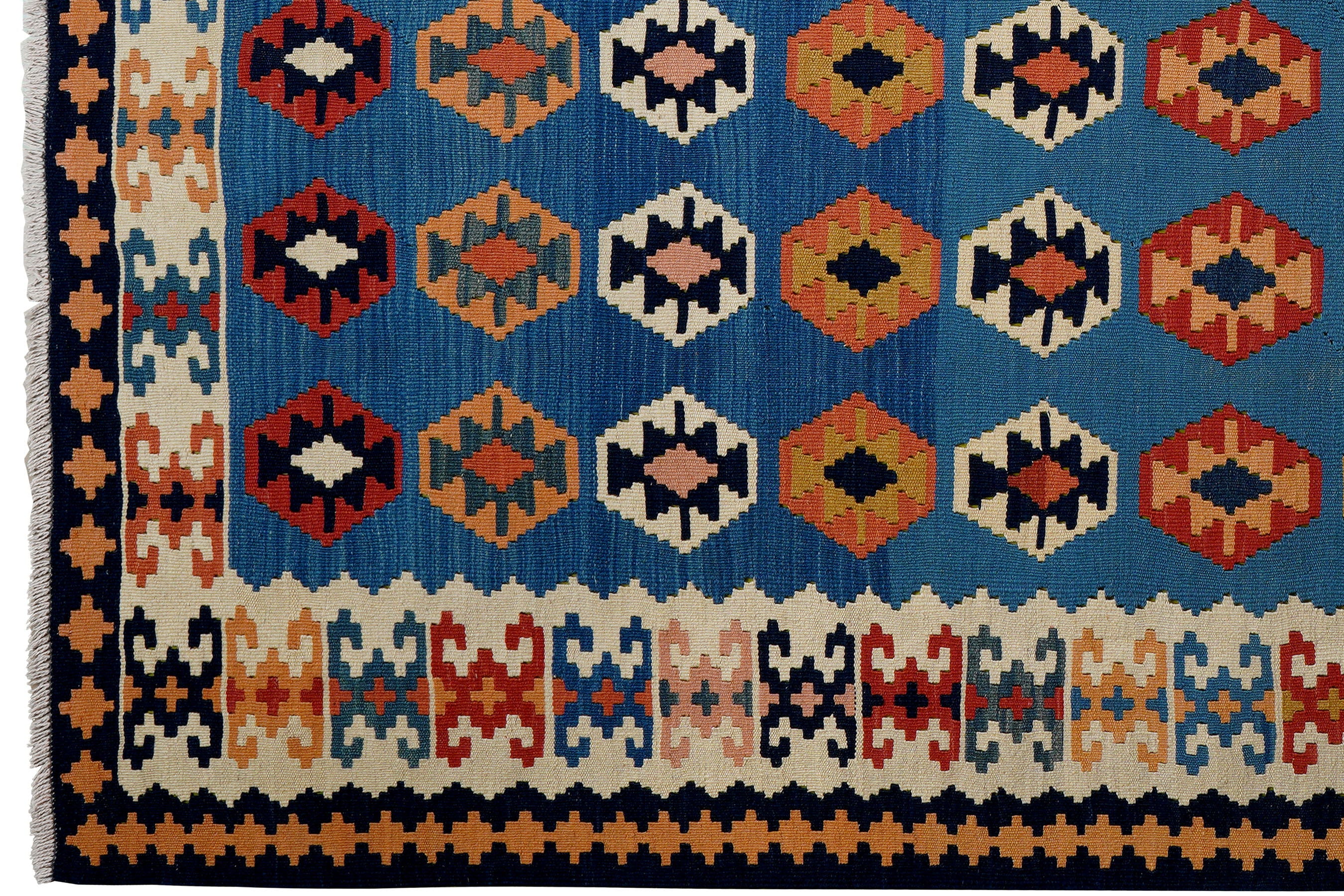 Kilim Gashgai Teppich Mehrfarbig
