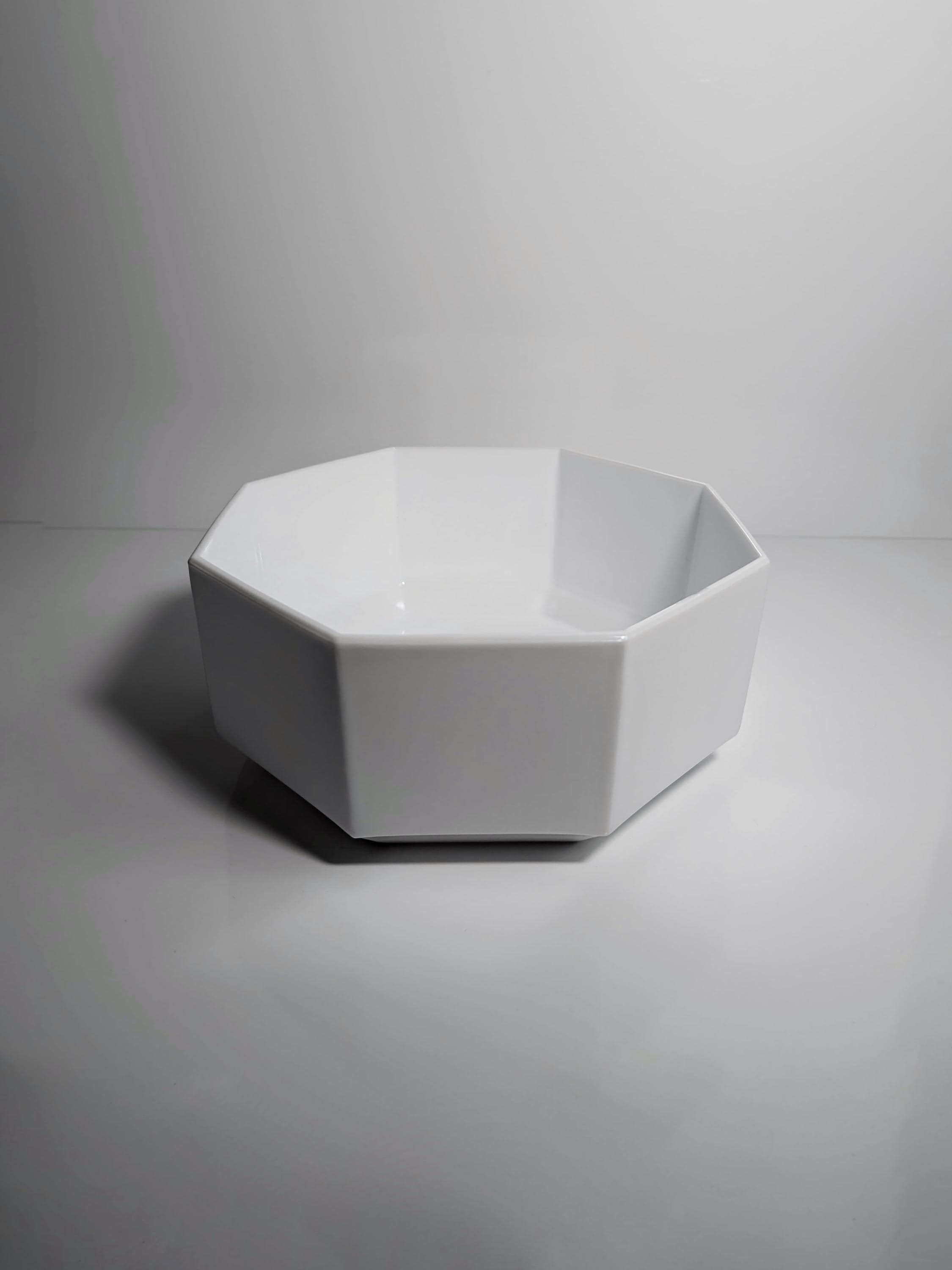 Bowl frosted glass 1990s