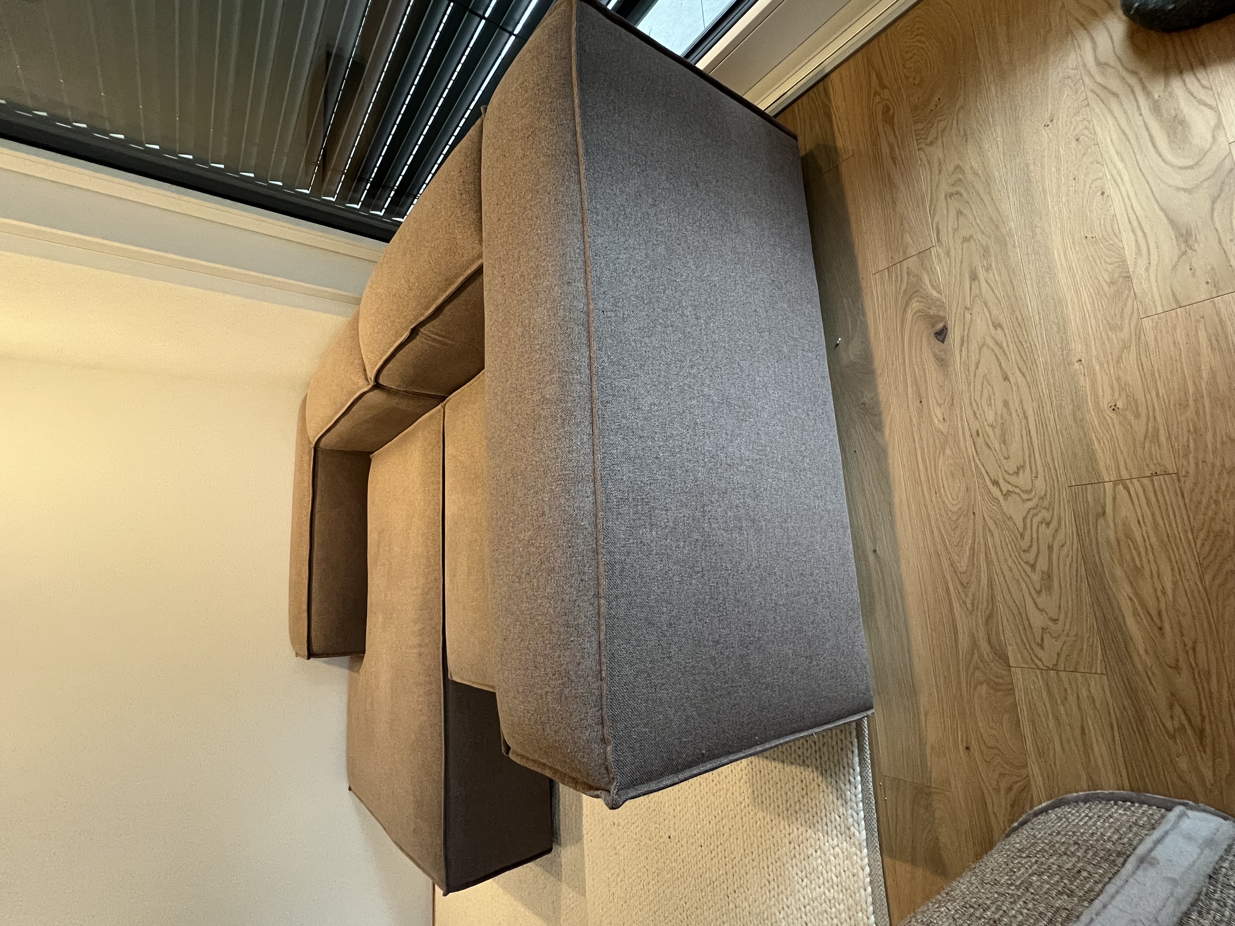 Lennon Modulsofa Récamiere Links Taupe