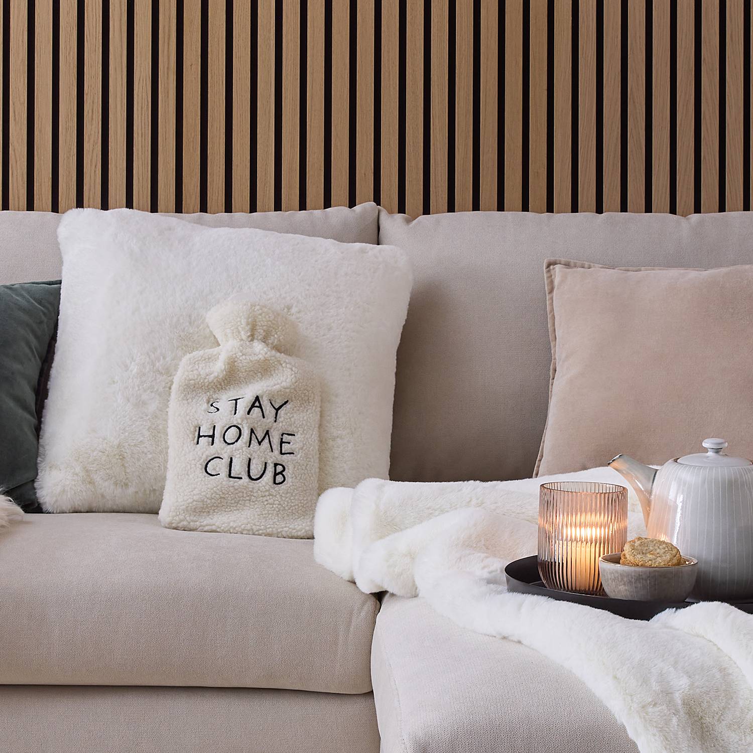 Wild Thing Felldecke Weiß