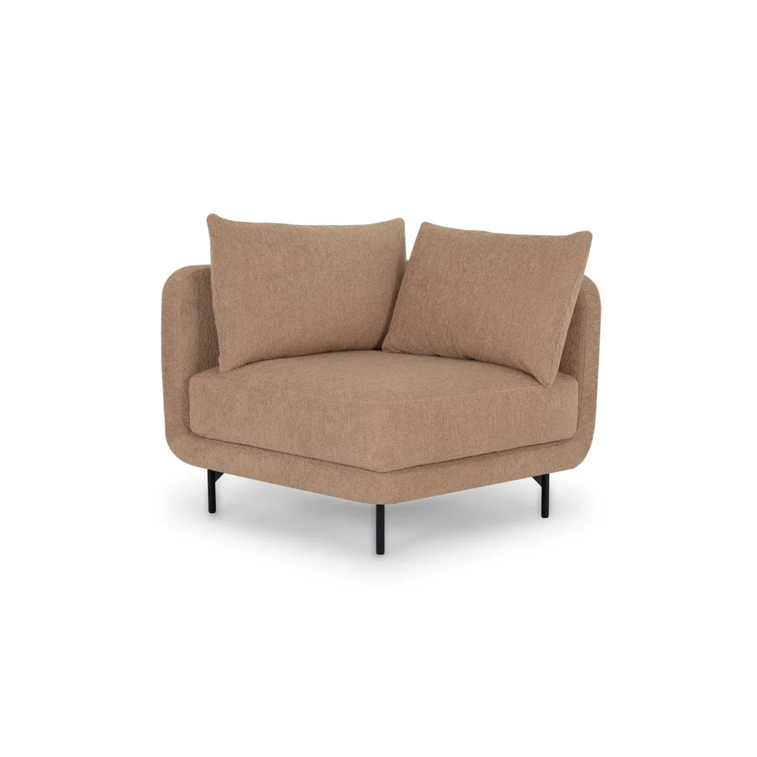 Maison Eckmodul Bouclé-Stoff Time Blush