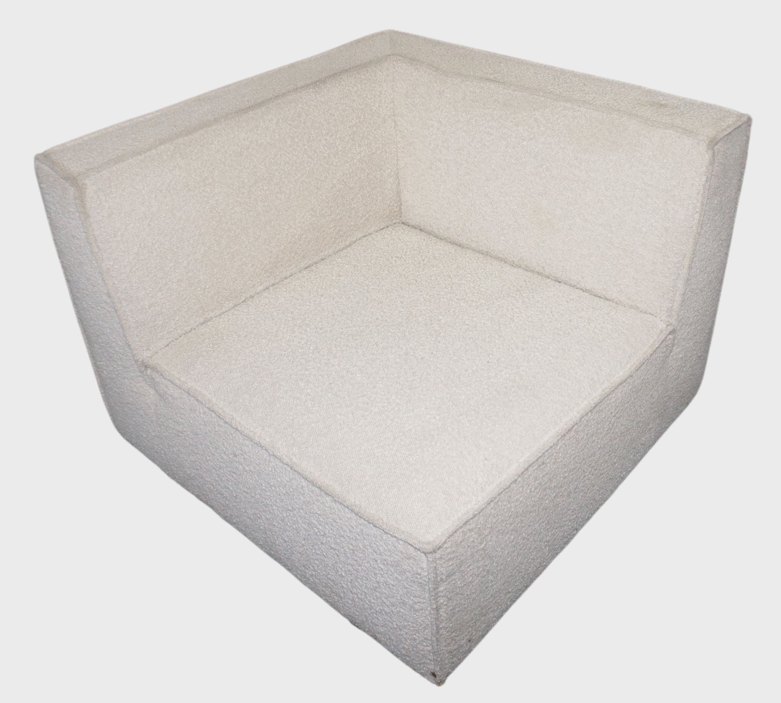 Dane 1-Sitzer Eckmodul Links Maya Cream