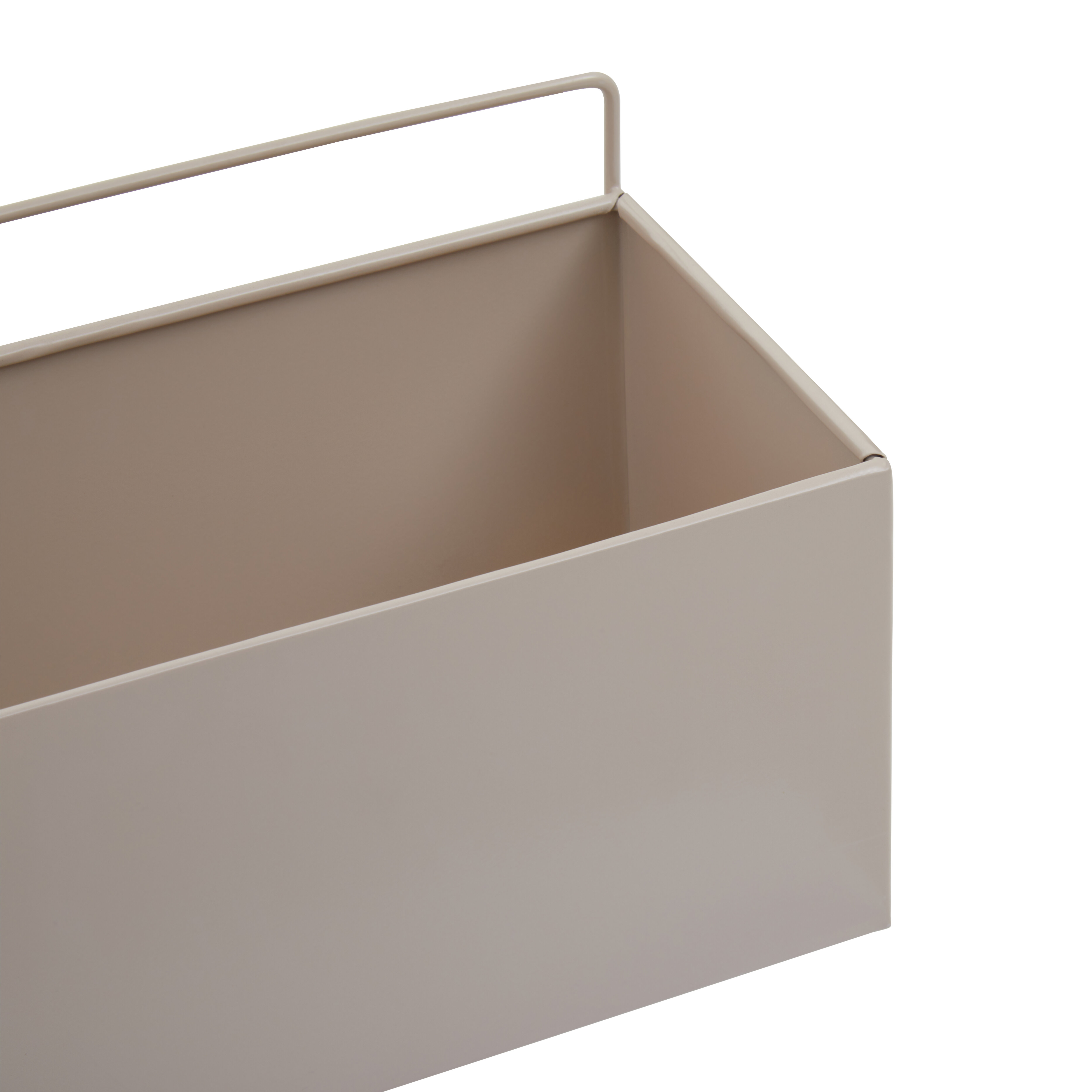 Ascher Wand-Pflanzenkasten Grau Natur
