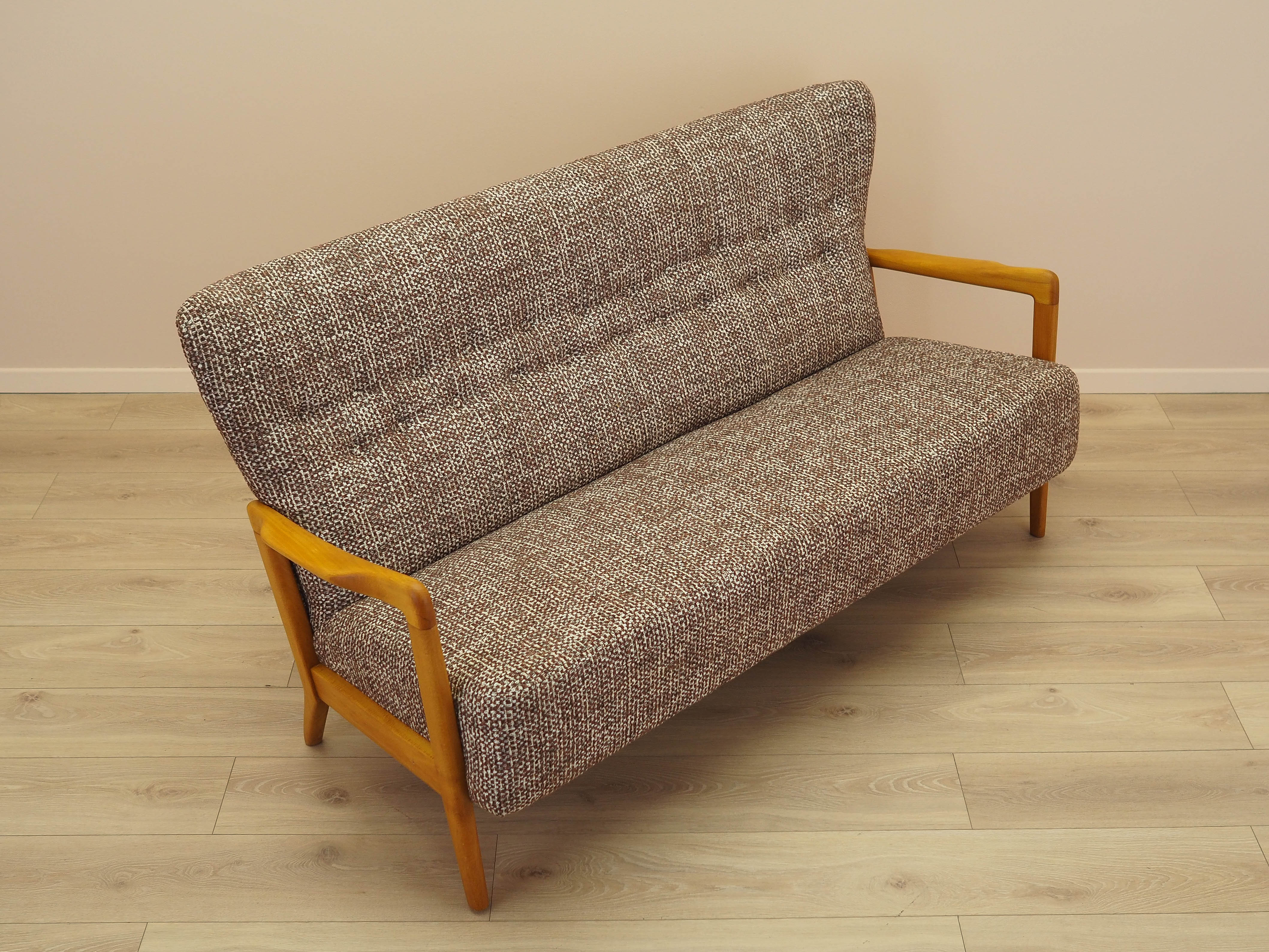 Buche-Sofa 1960er Jahre