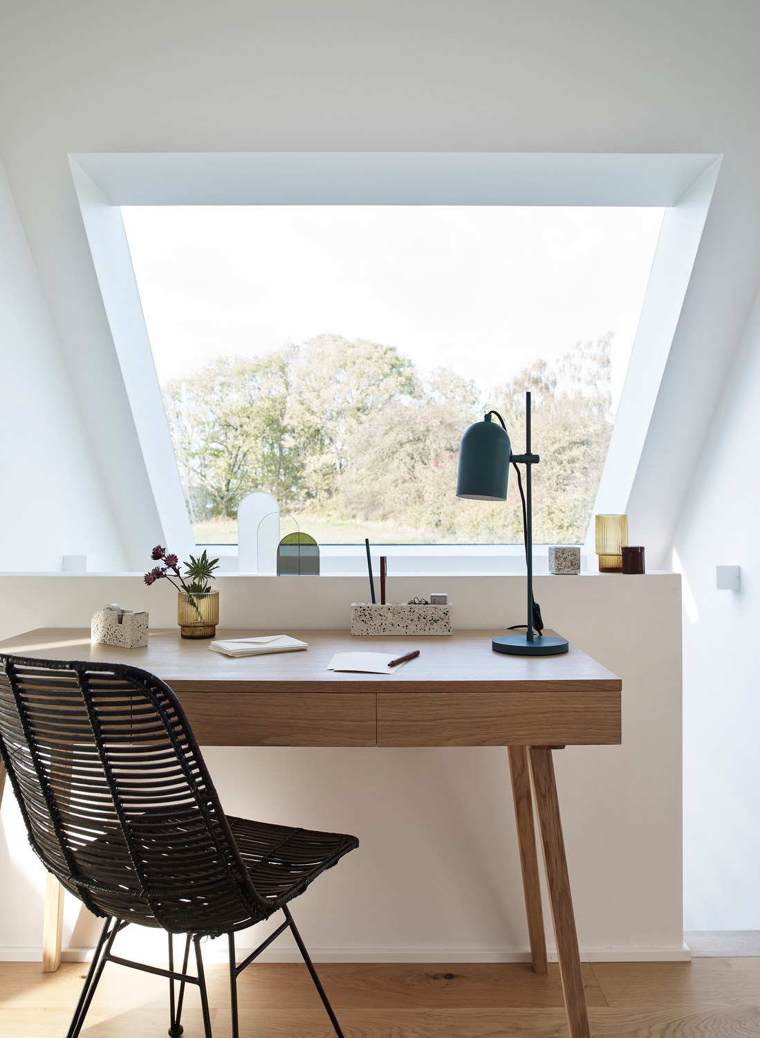 Pipe Tischlampe Petrol