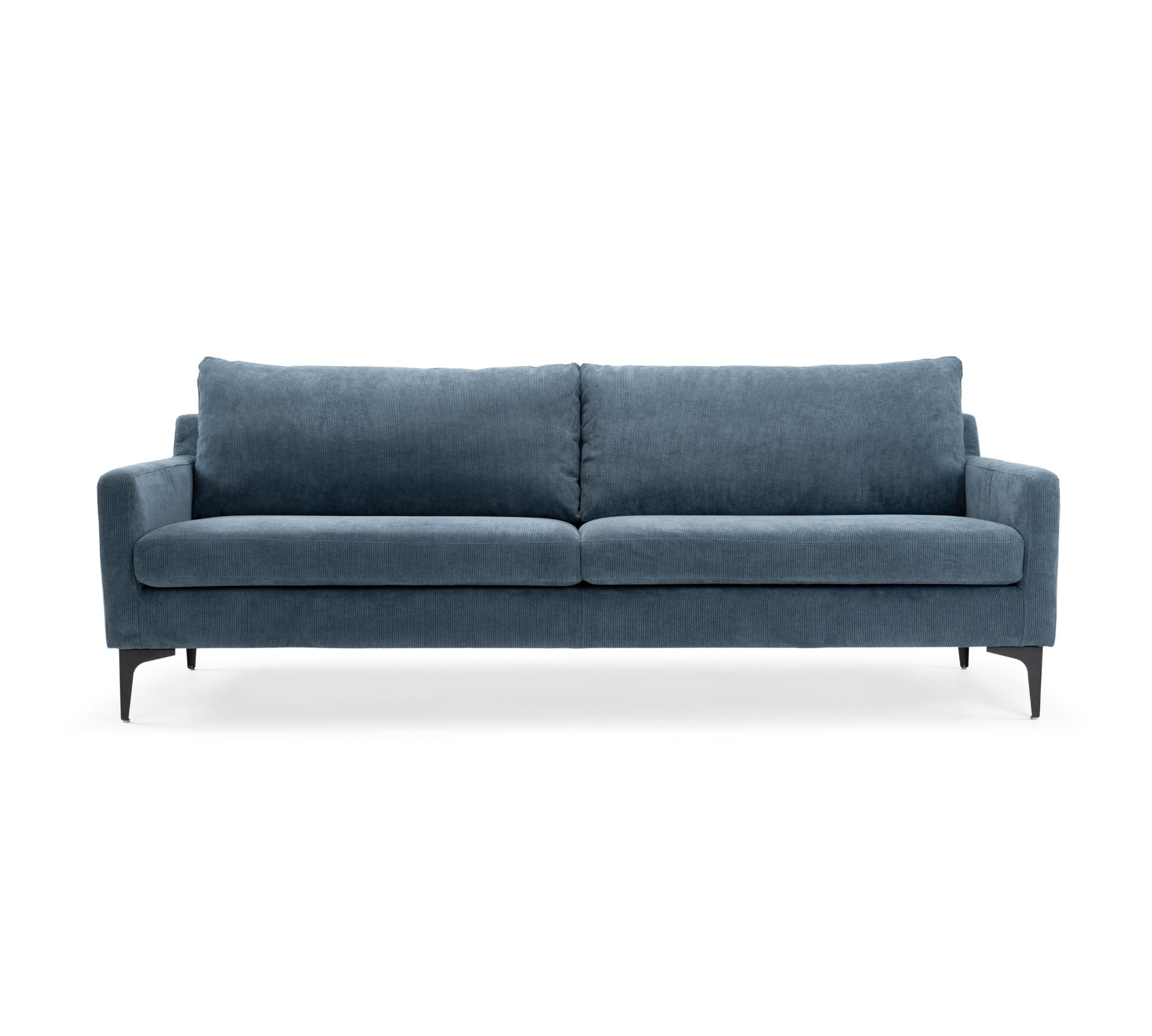 Astha Sofa 3-Sitzer Sorrento Steel Blue