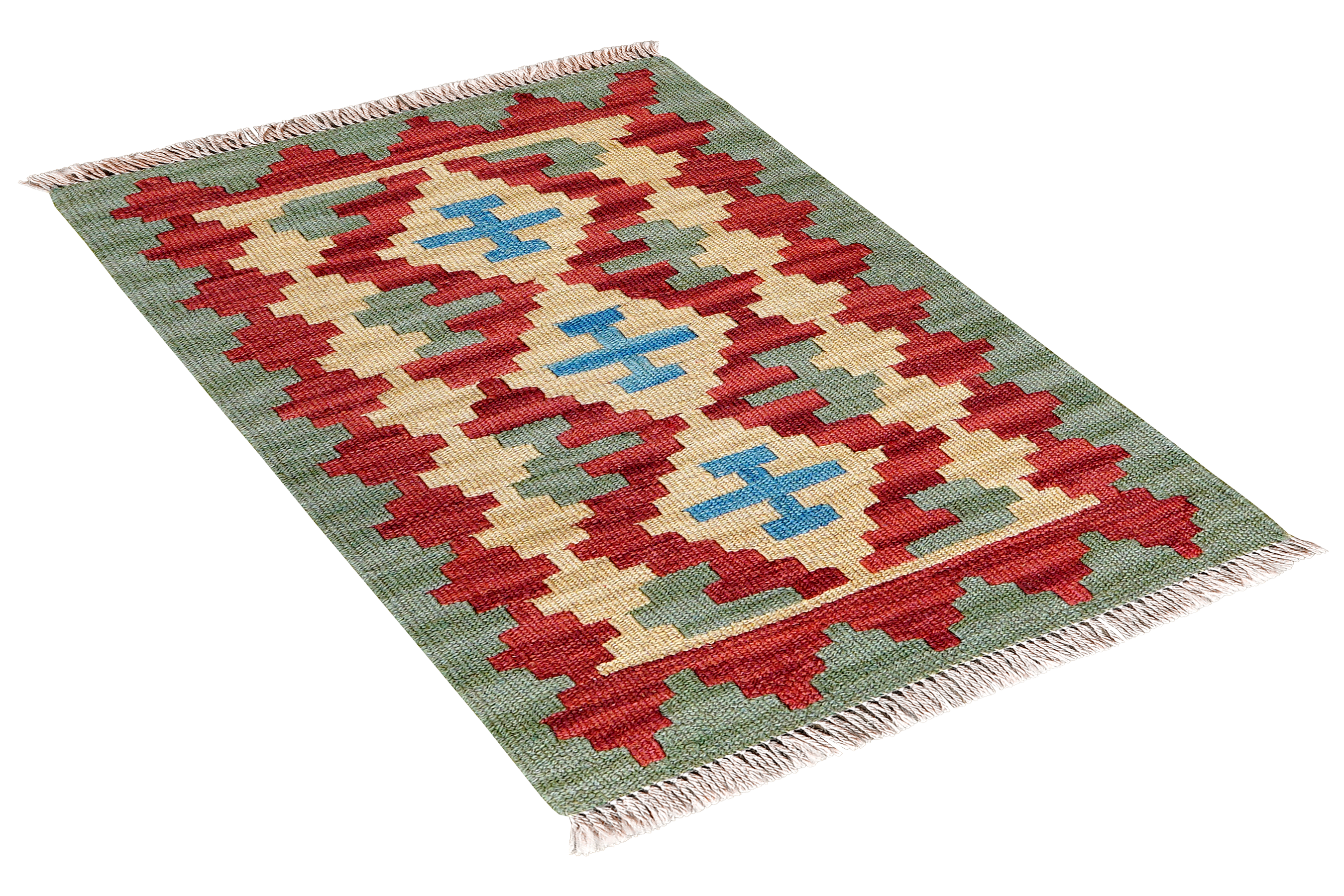 Kilim Gashgai Teppich Mehrfarbig