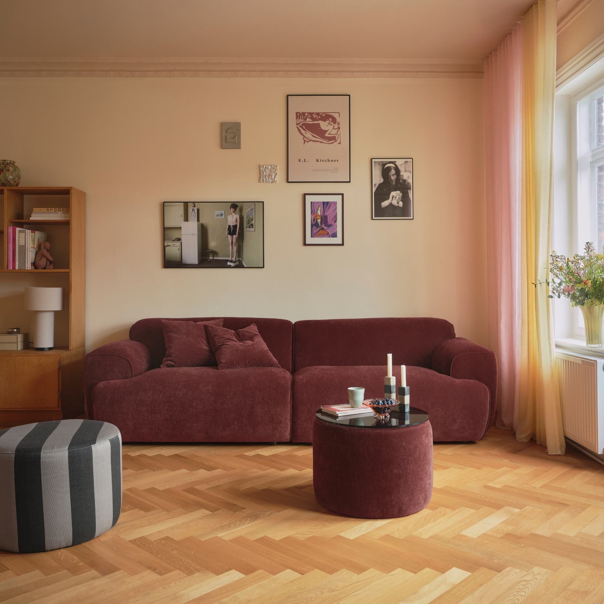 Greta Sofa 3-Sitzer Aulla Cacao
