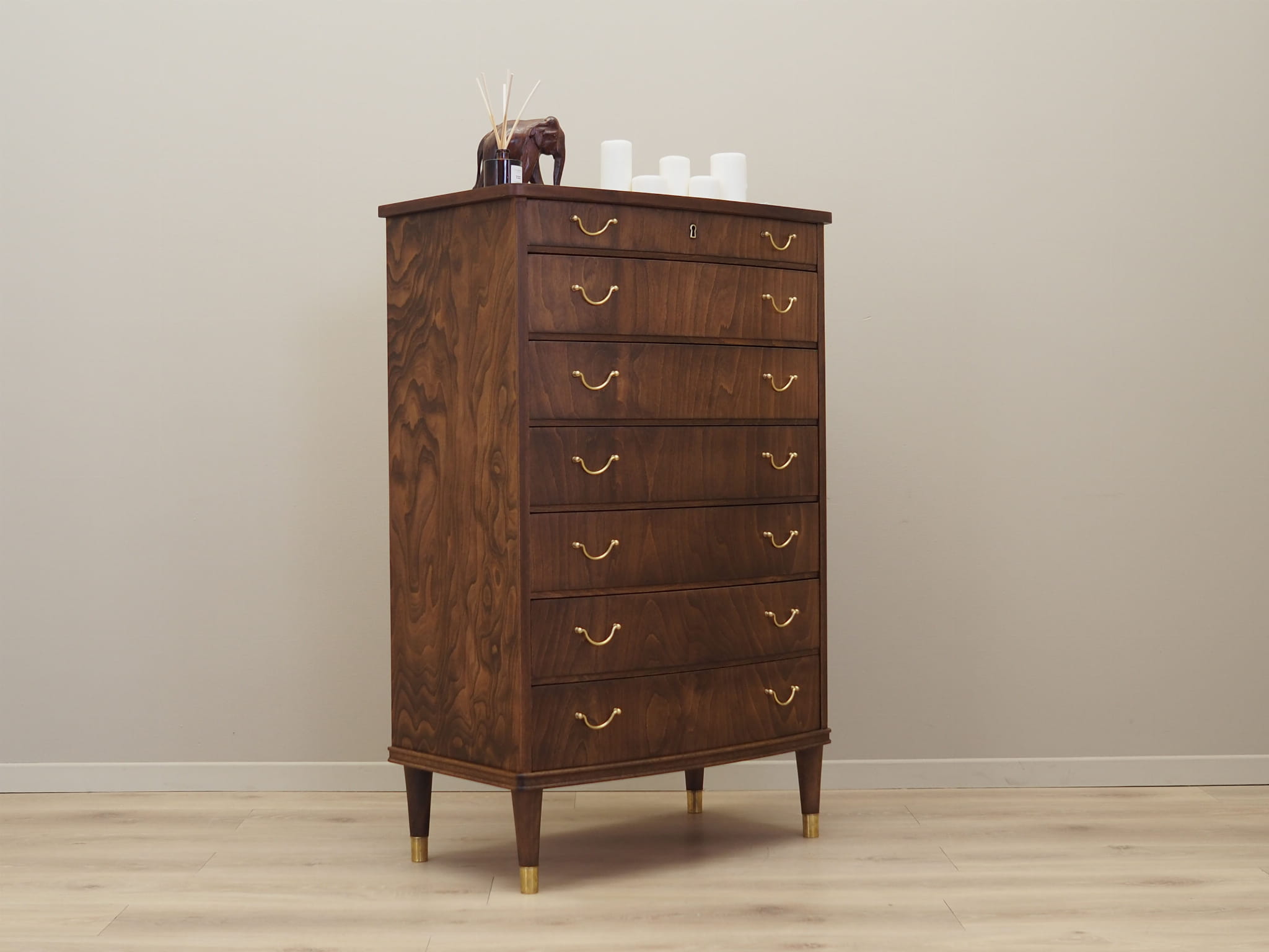 Vintage dresser walnut brown 1960s
