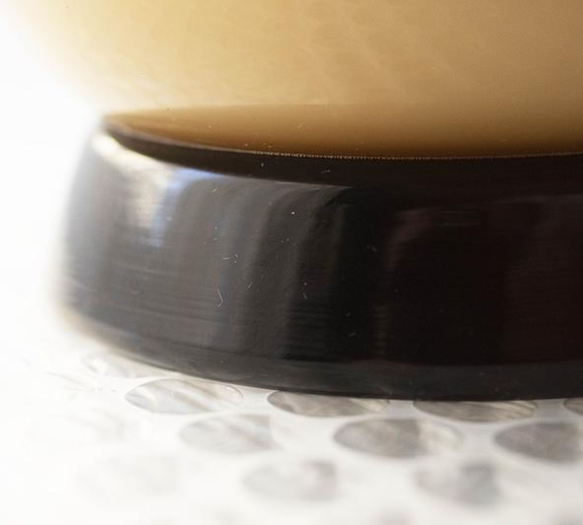 Vase Murano glass Cream